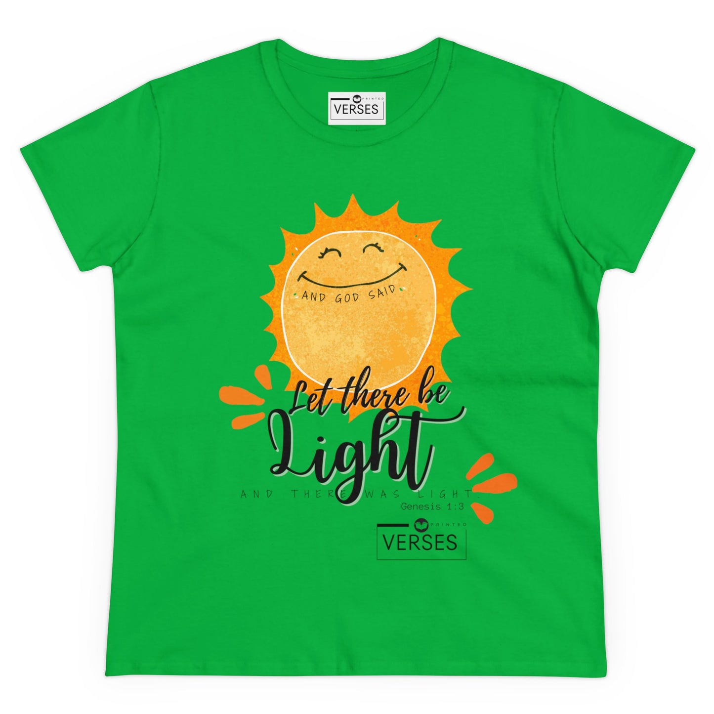 LET THERE BE LIGHT - LADIES COTTON TEE