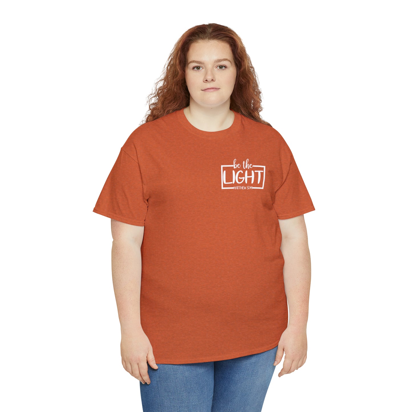BE THE LIGHT BADGE - DRK TEE