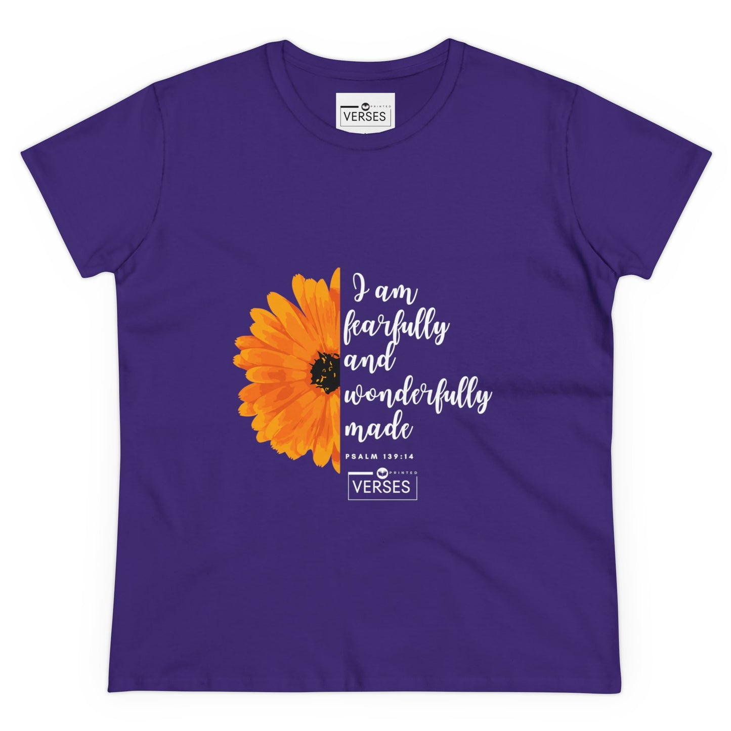 I AM FEARFULLY AND WONDERFULLY MADE - LADIES DRK TEE