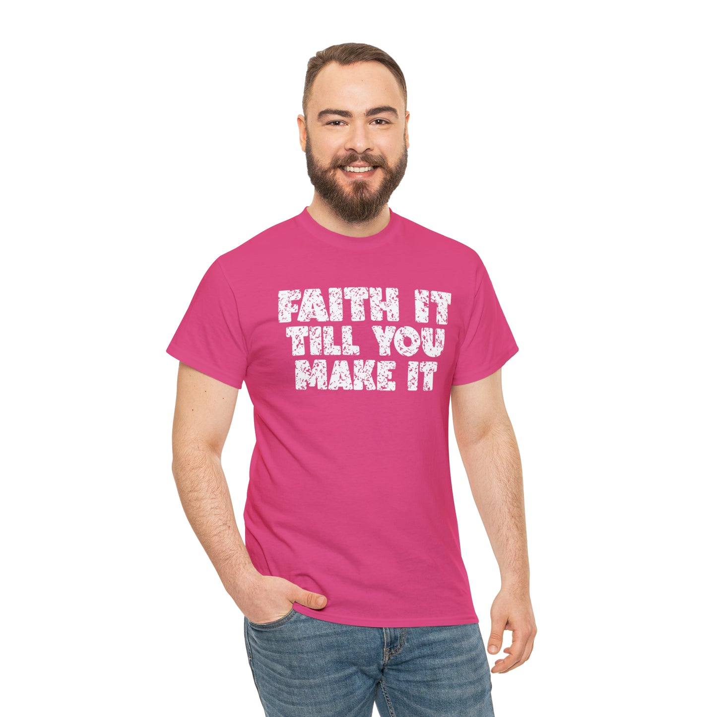 FAITH IT TILL YOU MAKE IT - DRK TEE