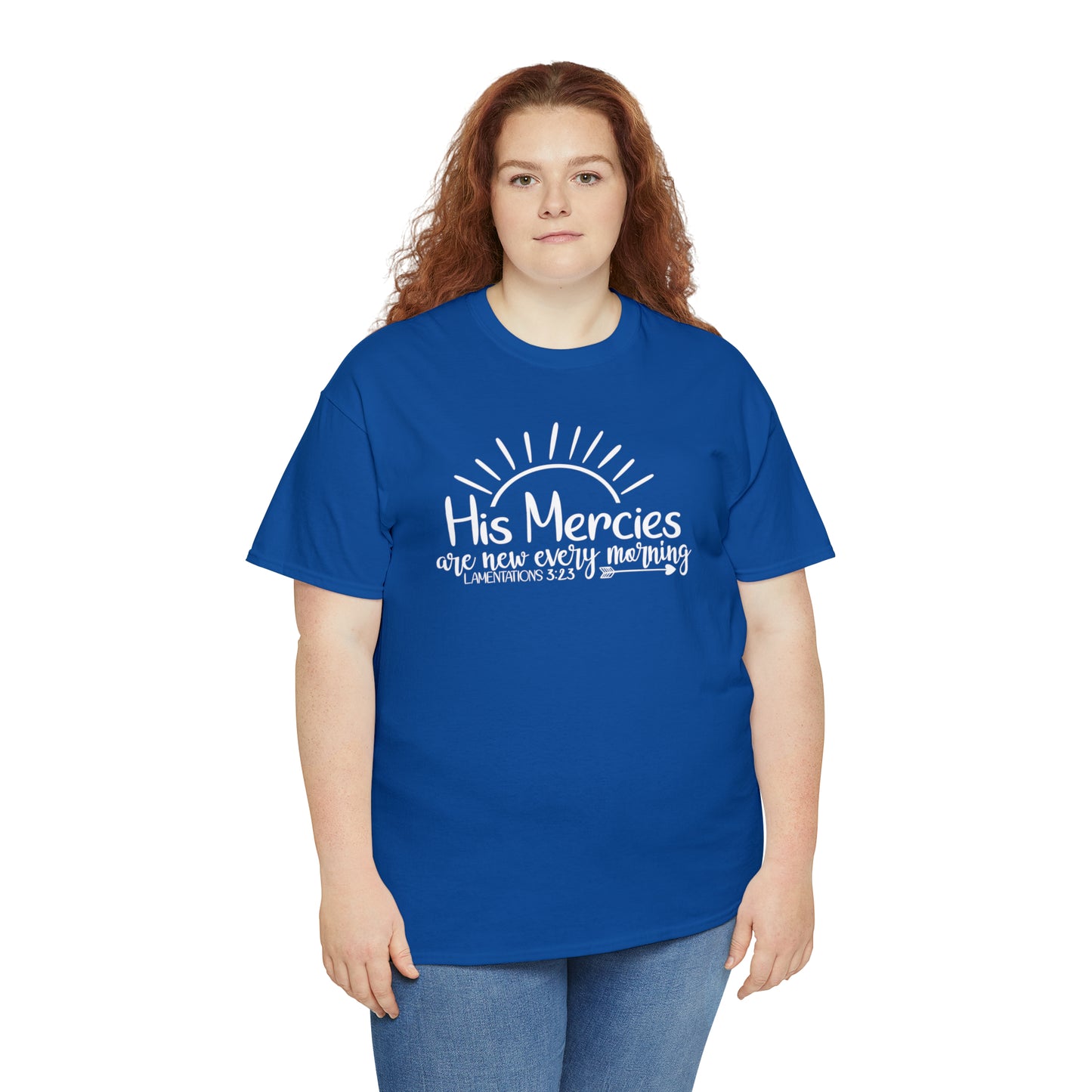 HIS MERCIES ARE NEW EVERY MORNING - DRK TEE