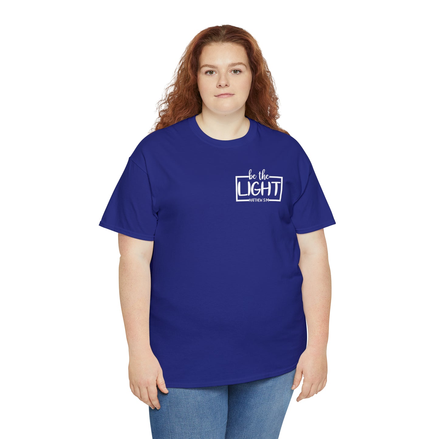 BE THE LIGHT BADGE - DRK TEE
