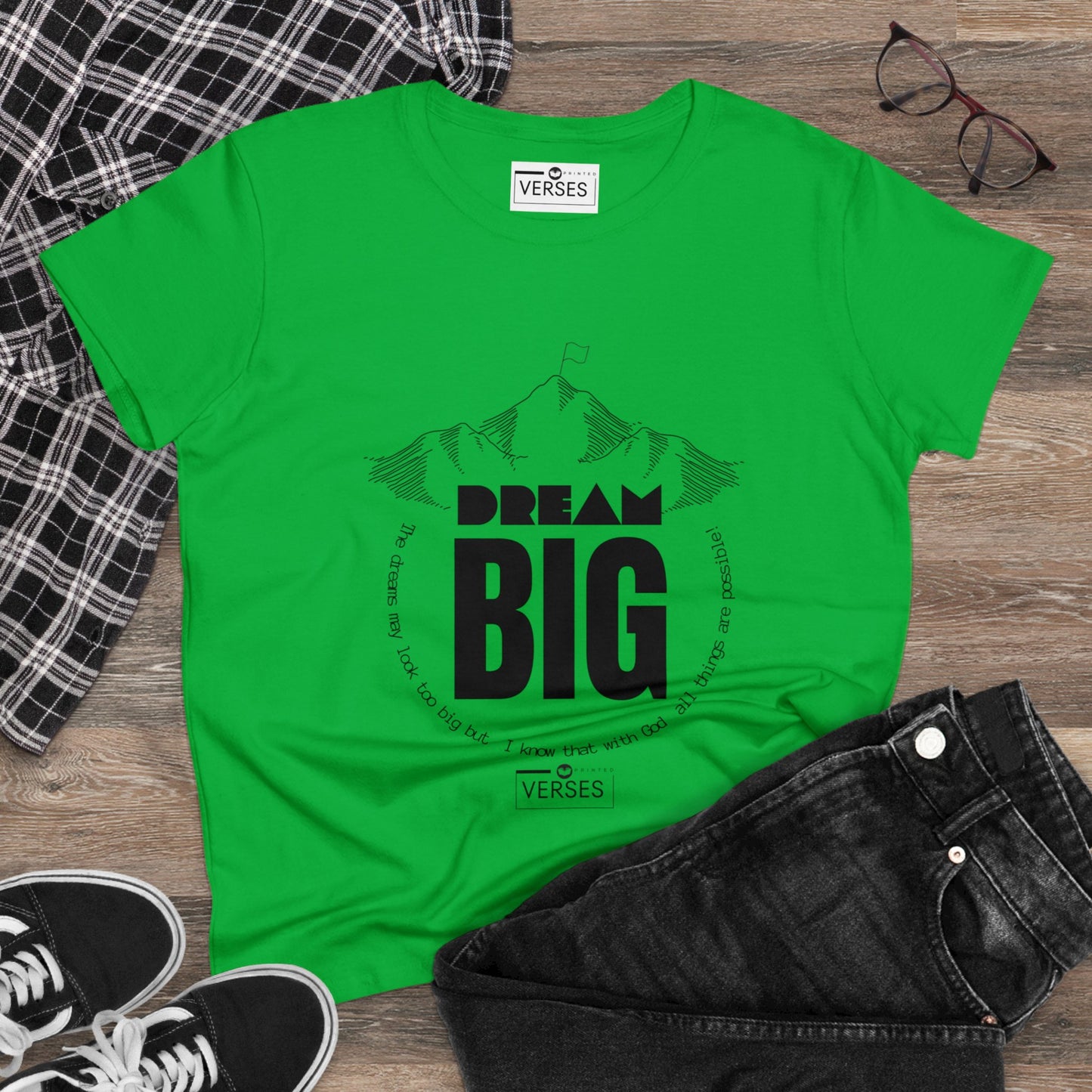 DREAM BIG - LADIES COTTON TEE