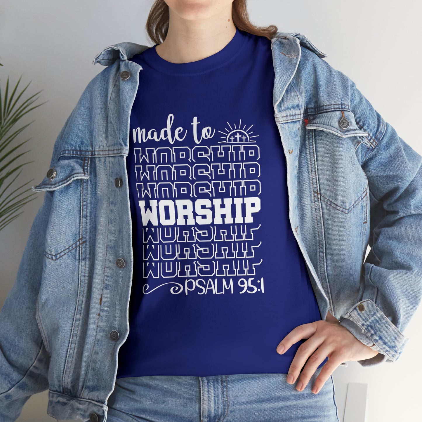 MADE TO WORSHIP - DRK TEE