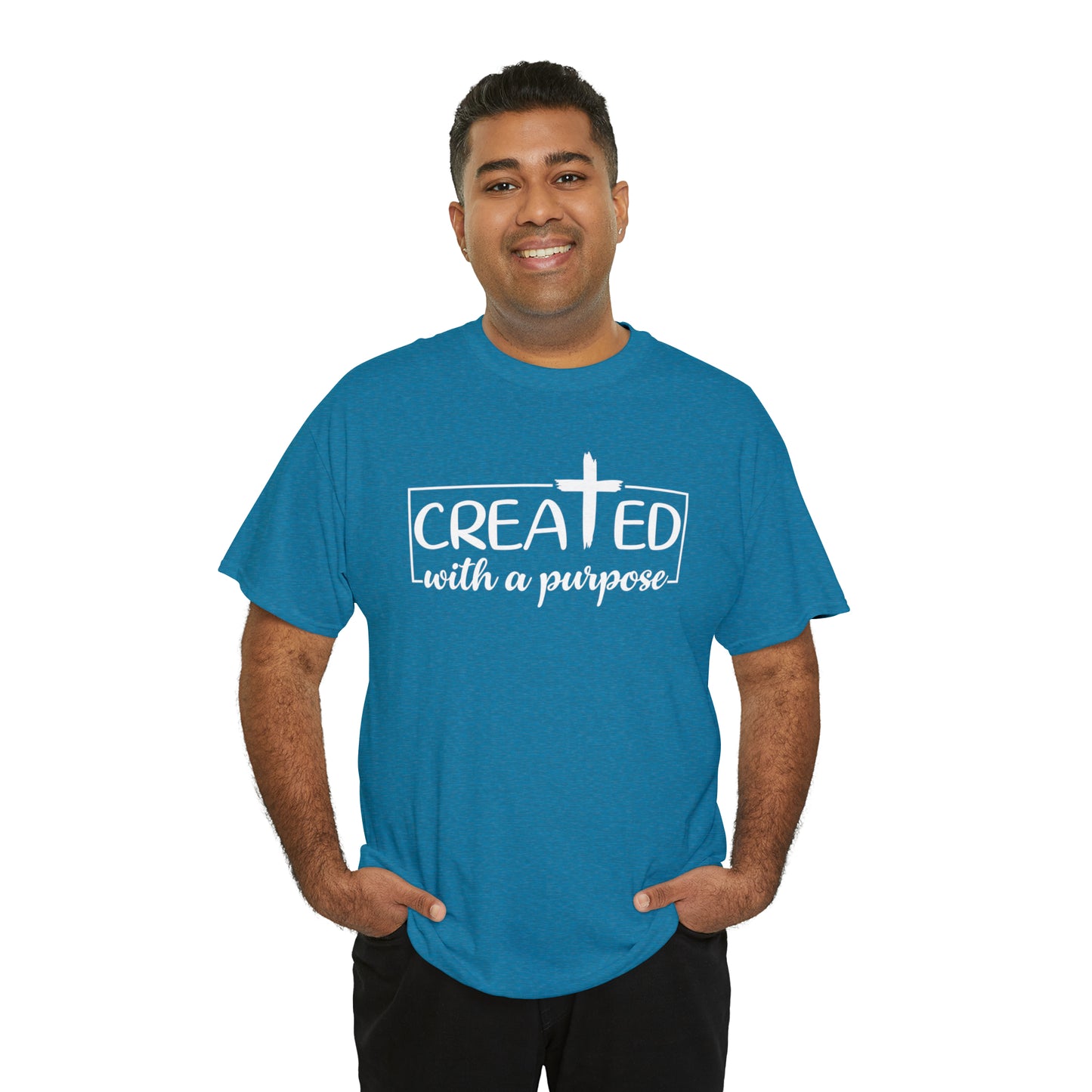CREATED WITH PURPOSE - DRK TEE