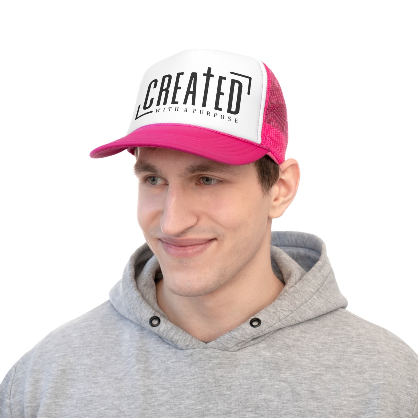 CREATED WITH PURPOSE TRUCKER CAPS