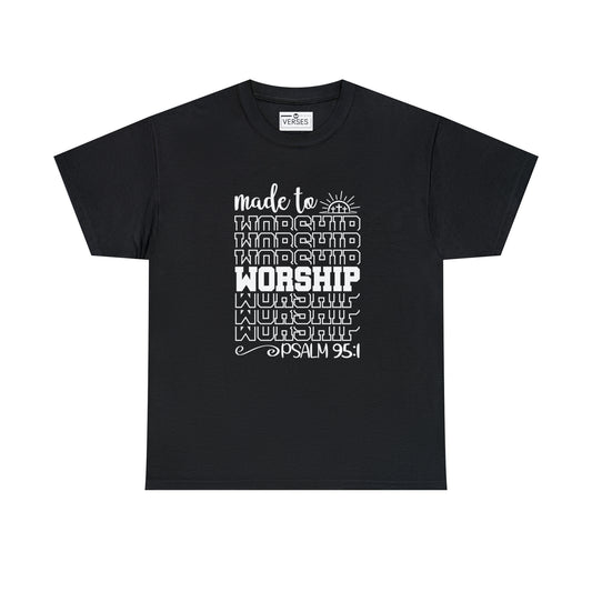 MADE TO WORSHIP - DRK TEE