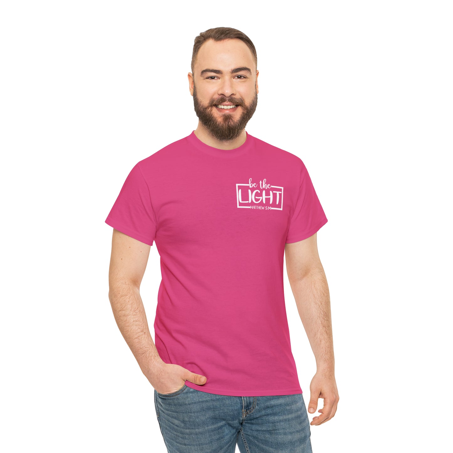BE THE LIGHT BADGE - DRK TEE