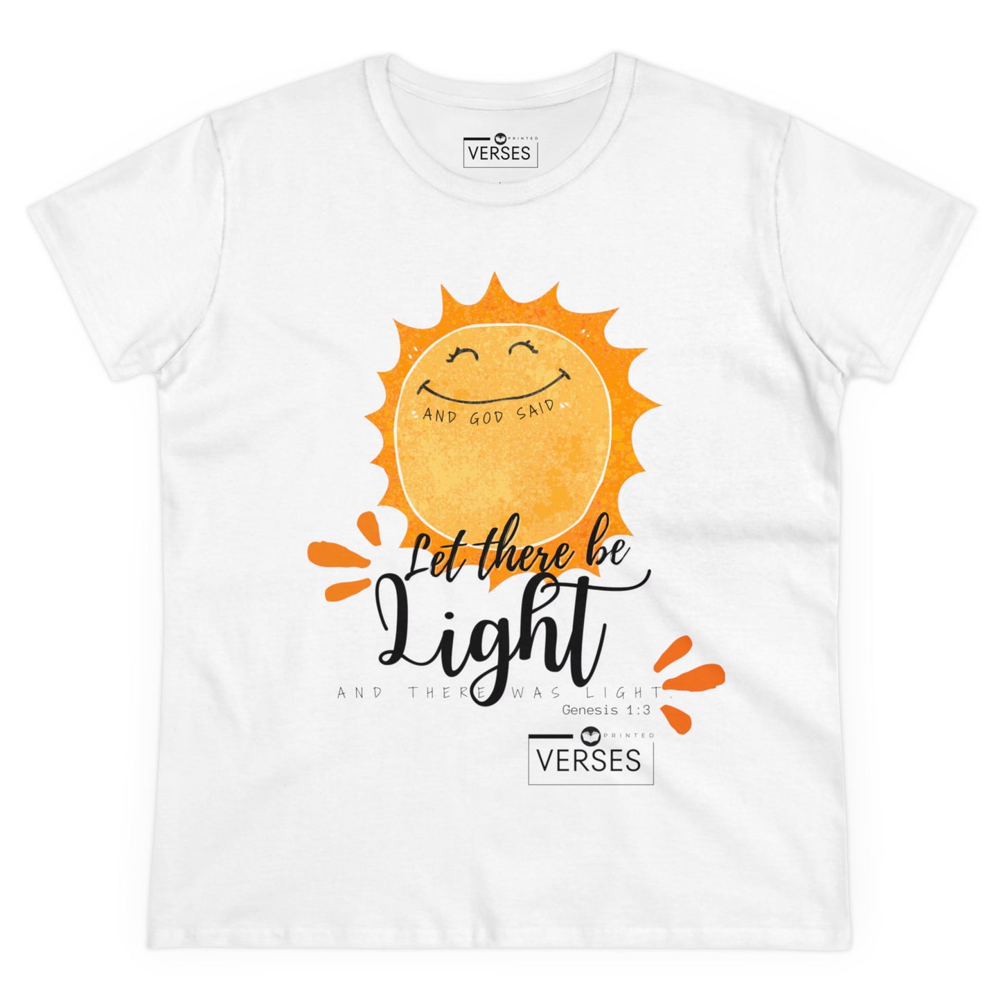 LET THERE BE LIGHT - LADIES COTTON TEE