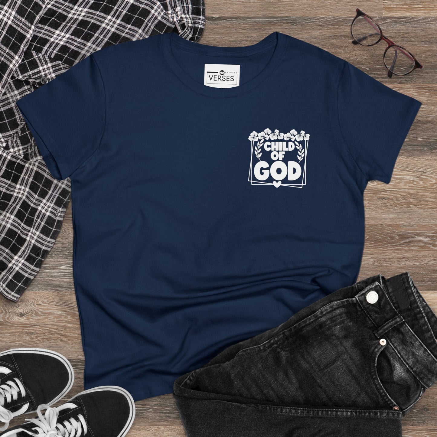 CHILD OF GOD - LADIES DRK TEE