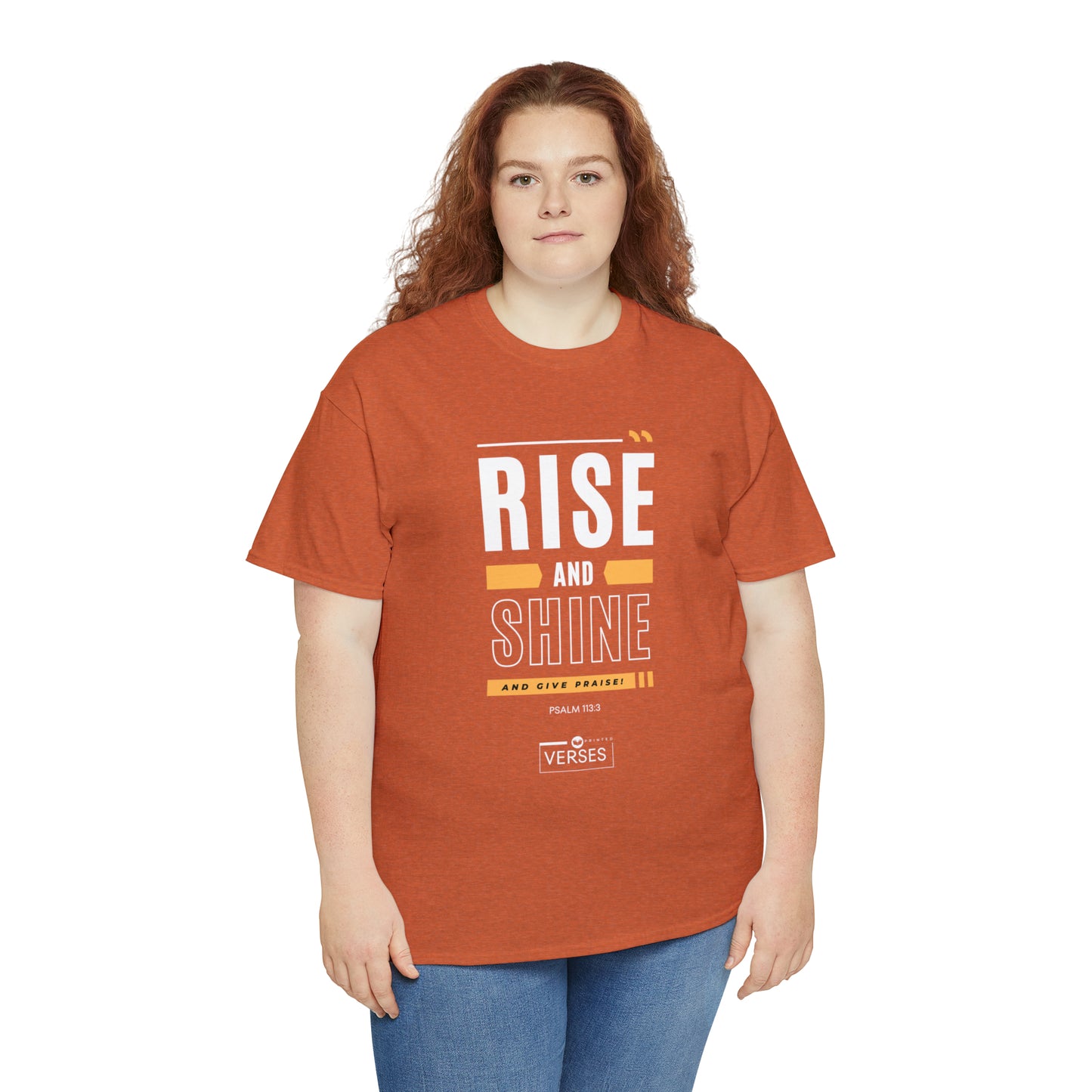 RISE AND SHINE AND GIVE PRAISE - DRK TEE