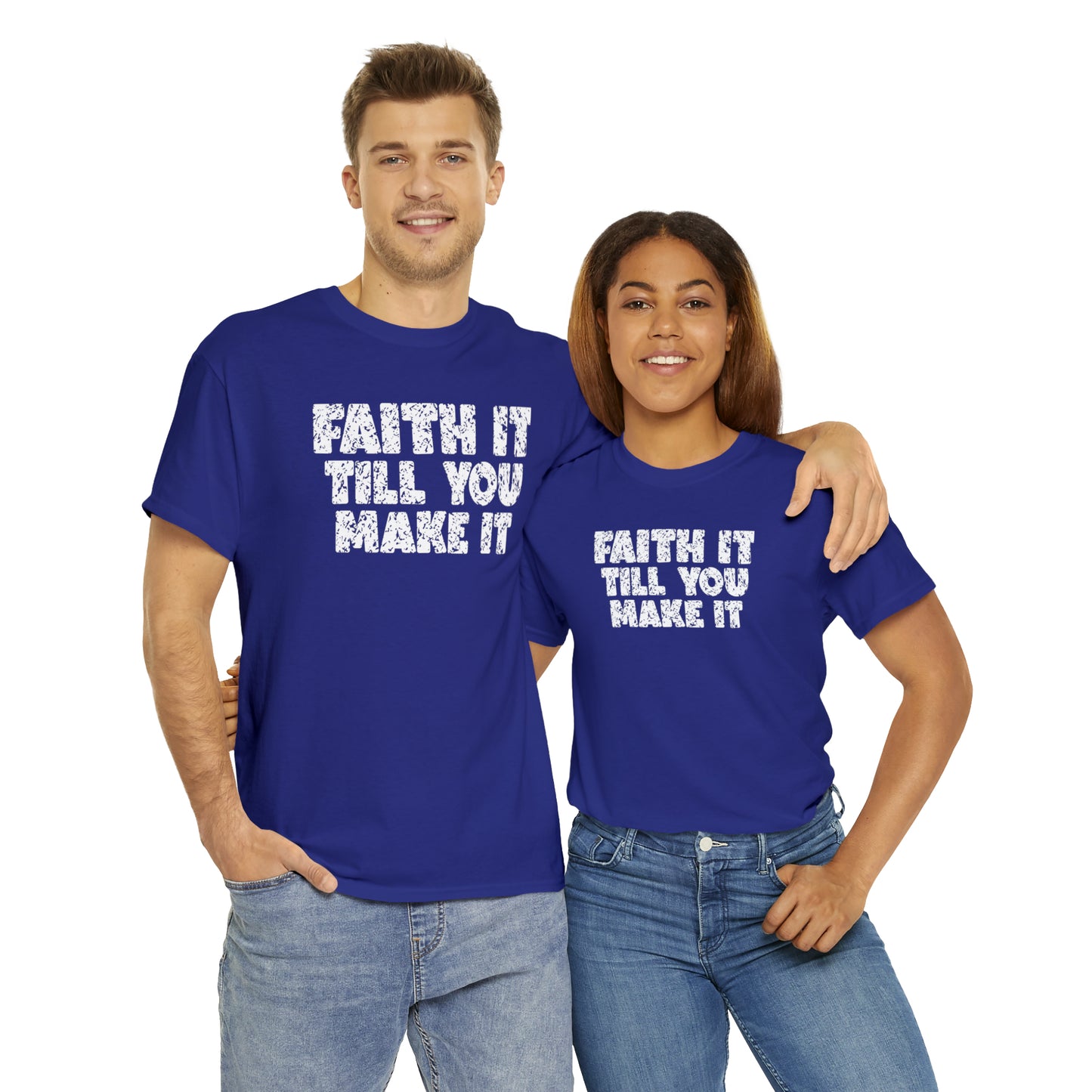 FAITH IT TILL YOU MAKE IT - DRK TEE