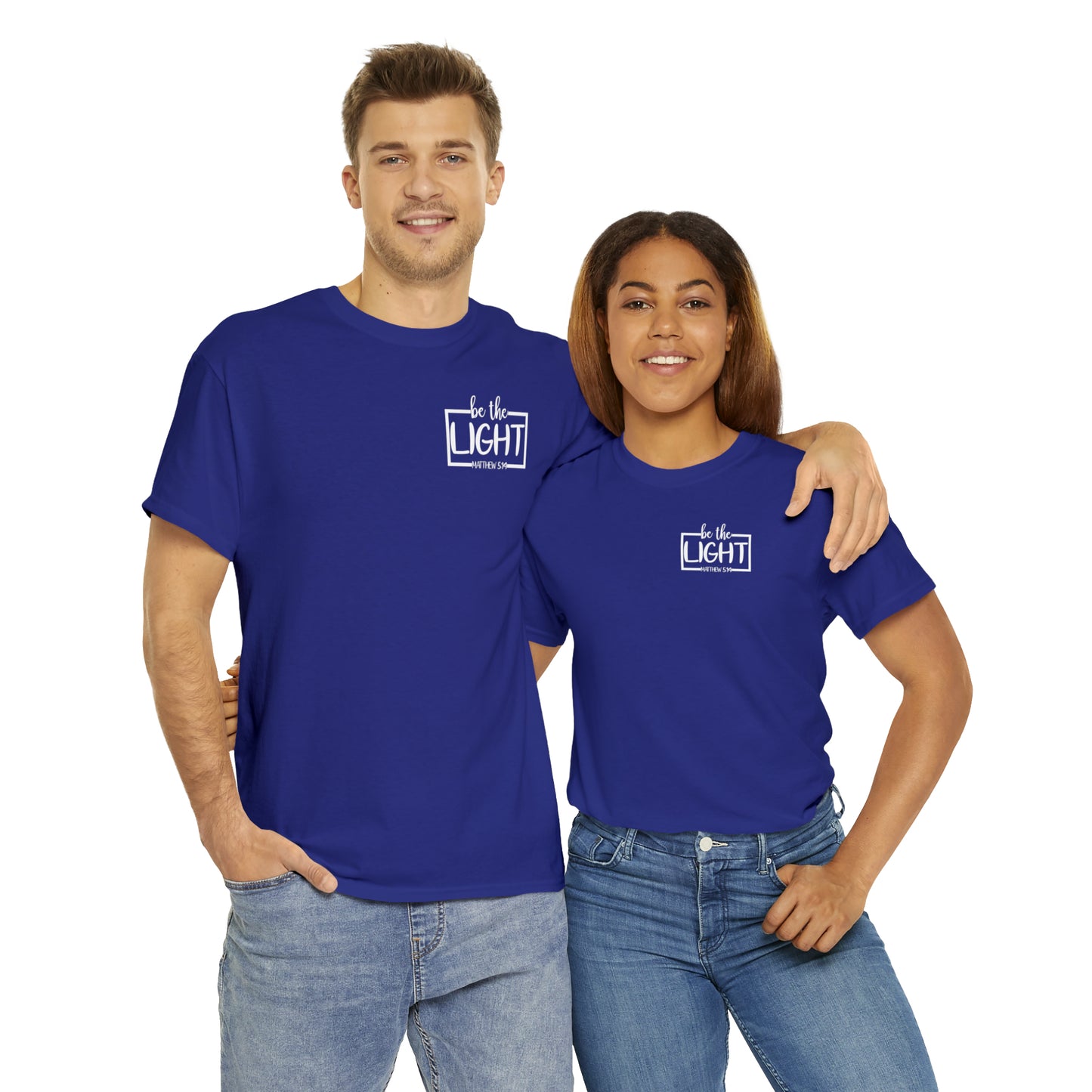 BE THE LIGHT BADGE - DRK TEE