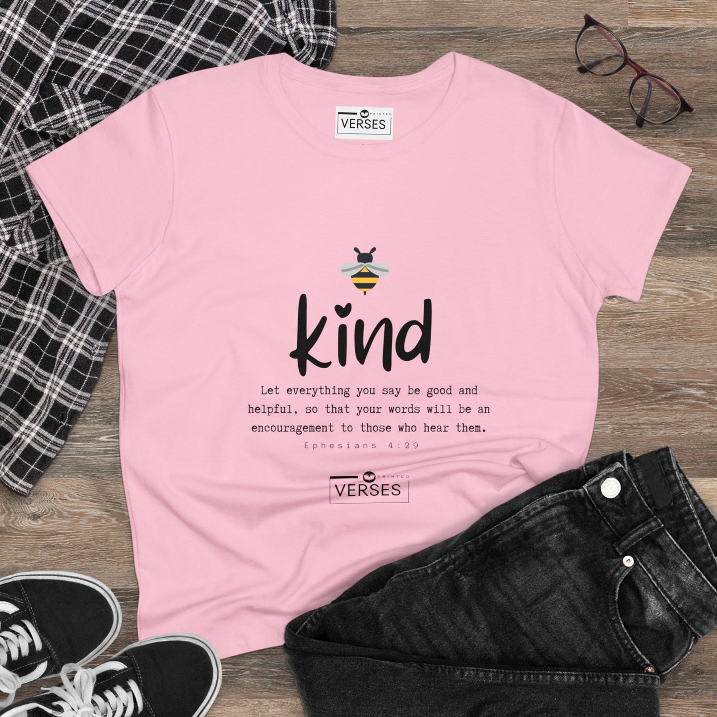 BE KIND - LADIES COTTON TEE