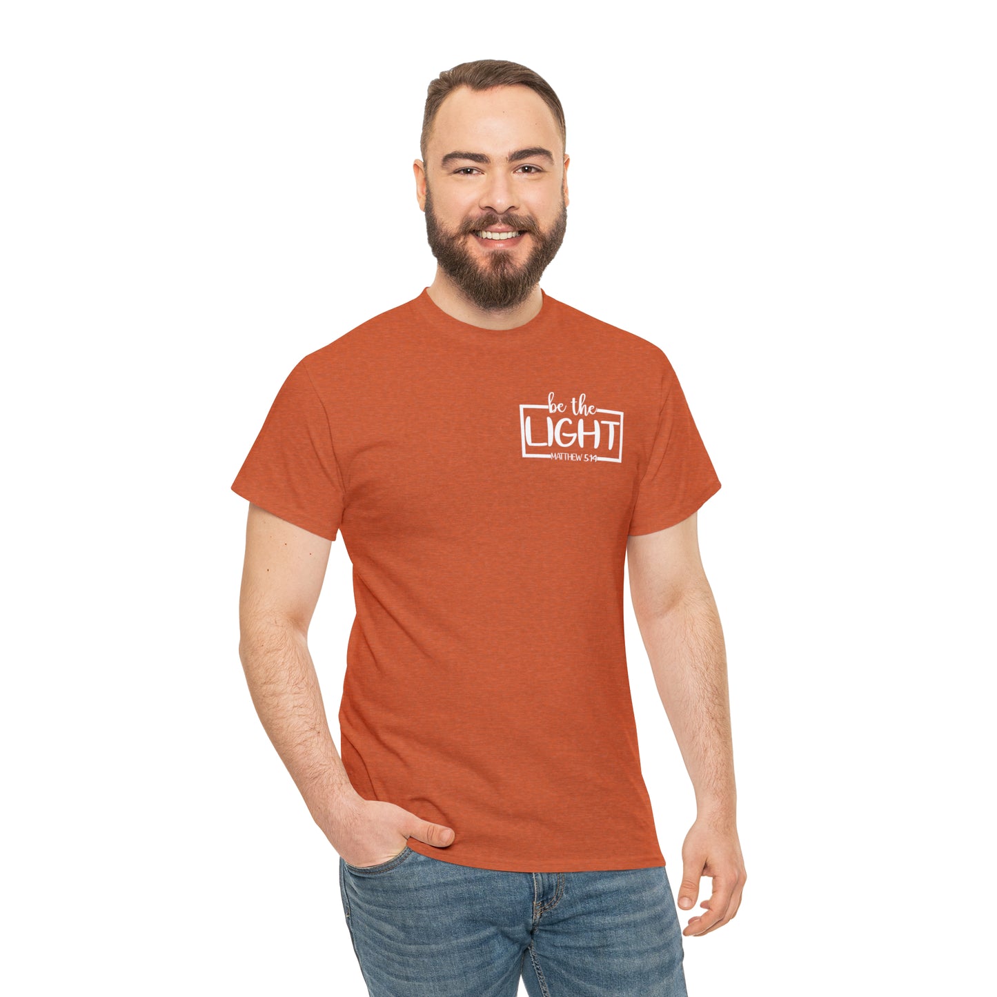 BE THE LIGHT BADGE - DRK TEE