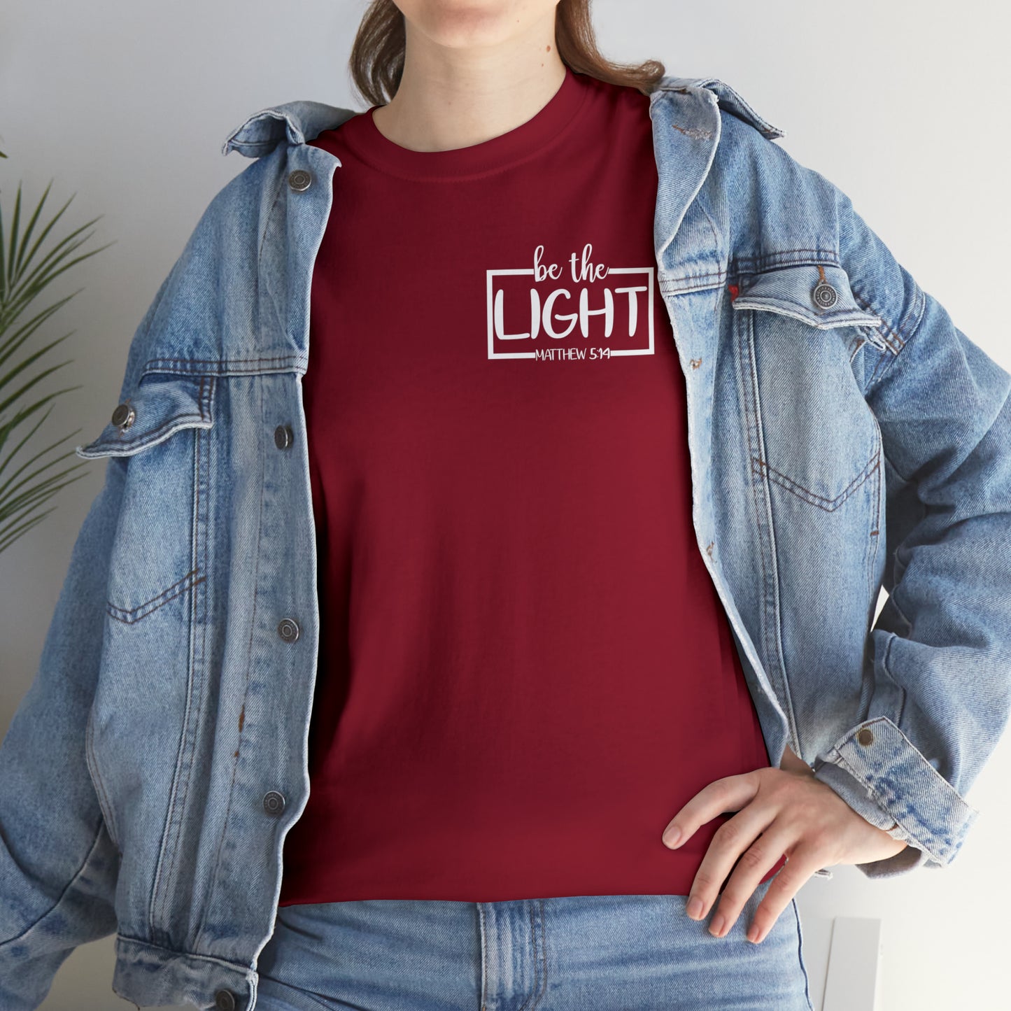 BE THE LIGHT BADGE - DRK TEE