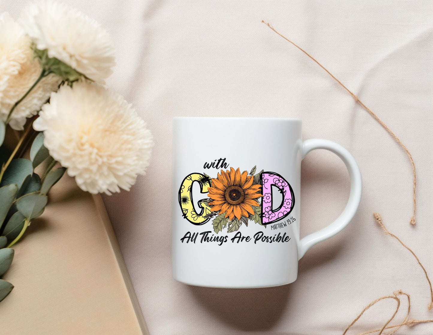 WITH GOD ALL THINGS ARE POSSIBLE - MIRACLE MUG
