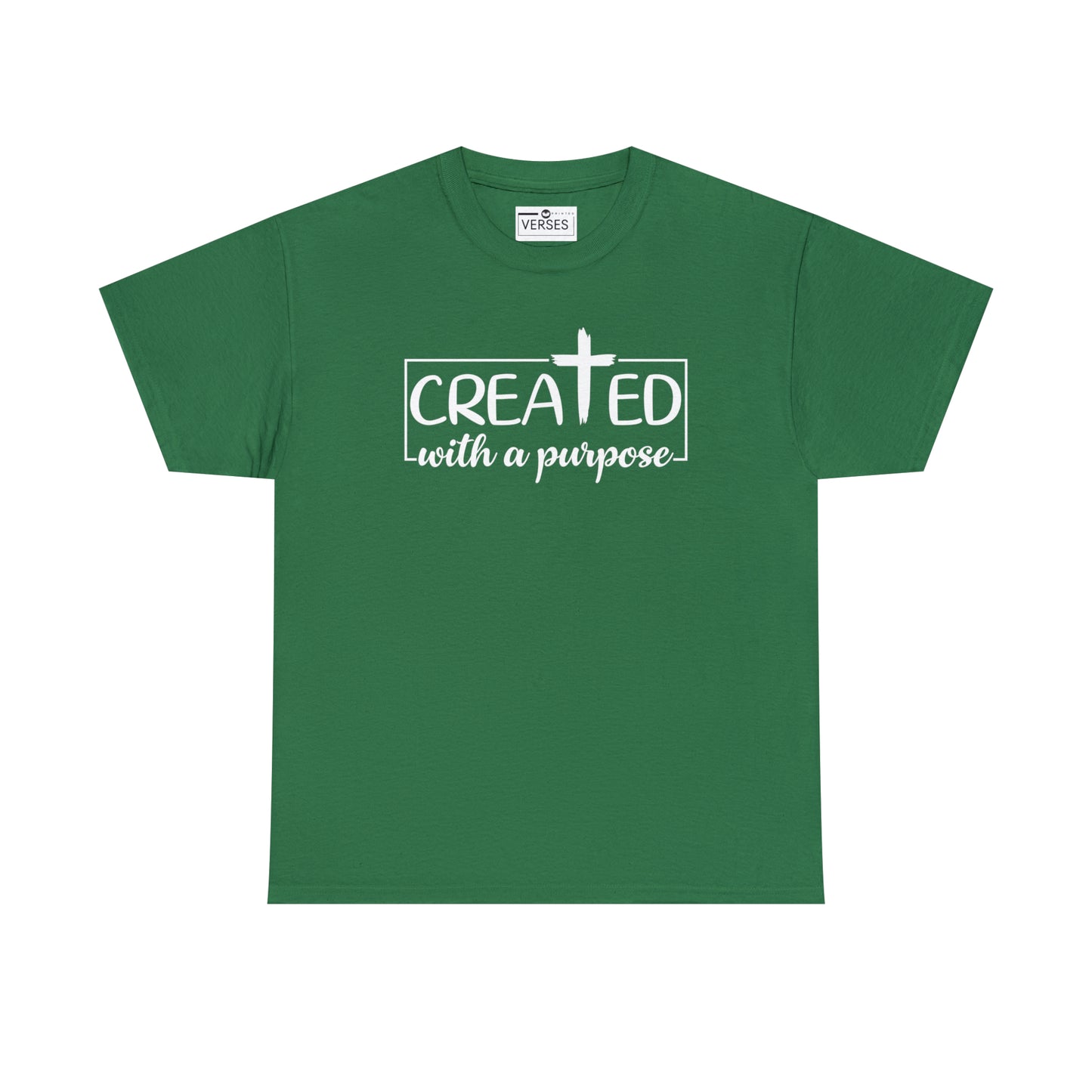 CREATED WITH PURPOSE - DRK TEE