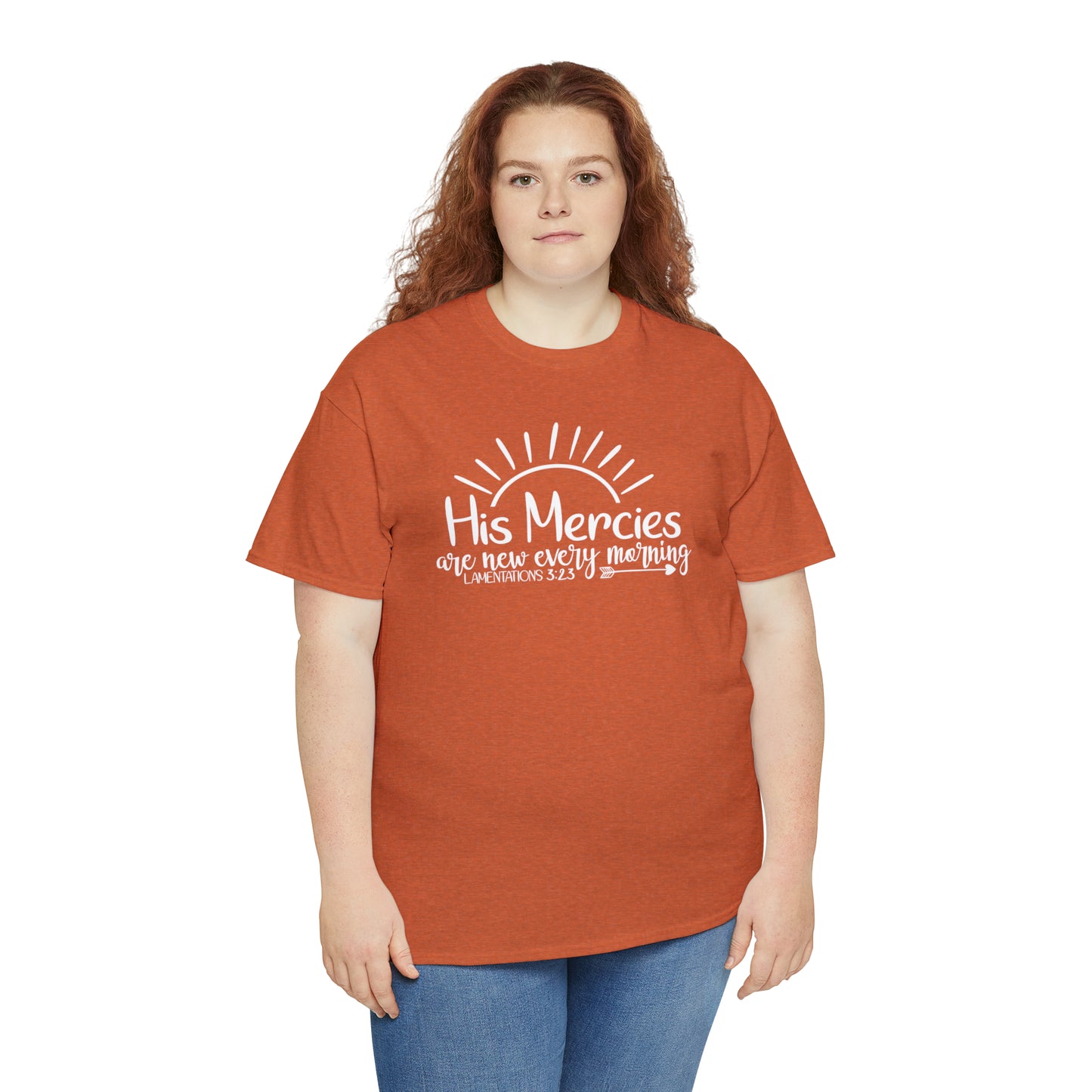 HIS MERCIES ARE NEW EVERY MORNING - DRK TEE