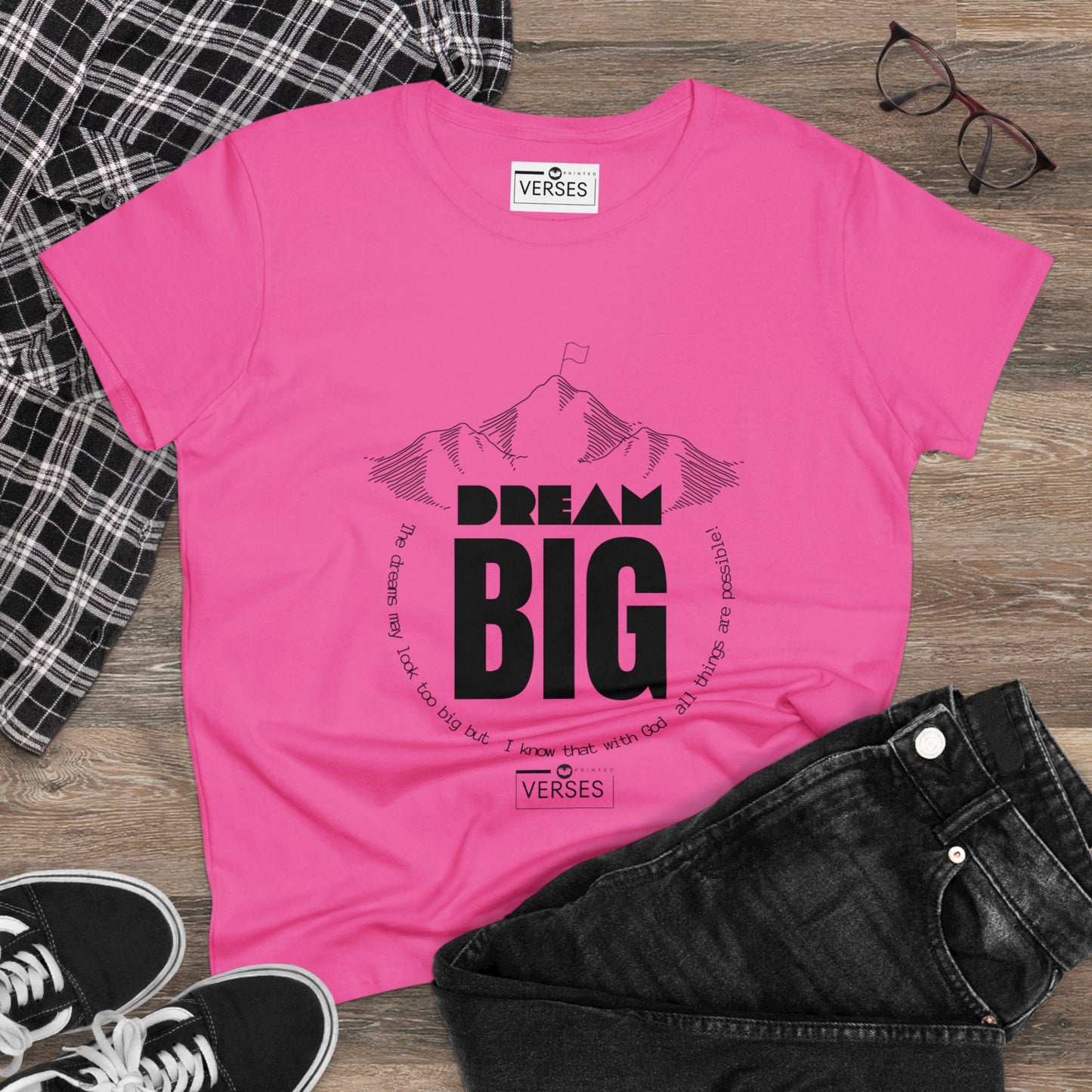DREAM BIG - LADIES COTTON TEE