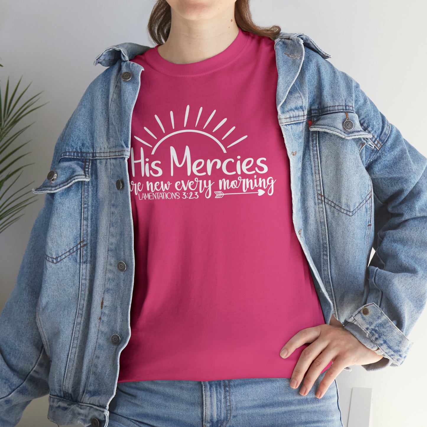 HIS MERCIES ARE NEW EVERY MORNING - DRK TEE