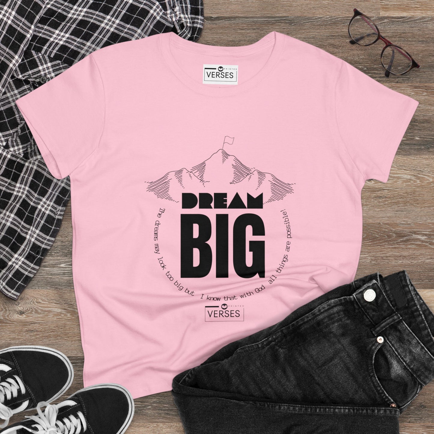 DREAM BIG - LADIES COTTON TEE