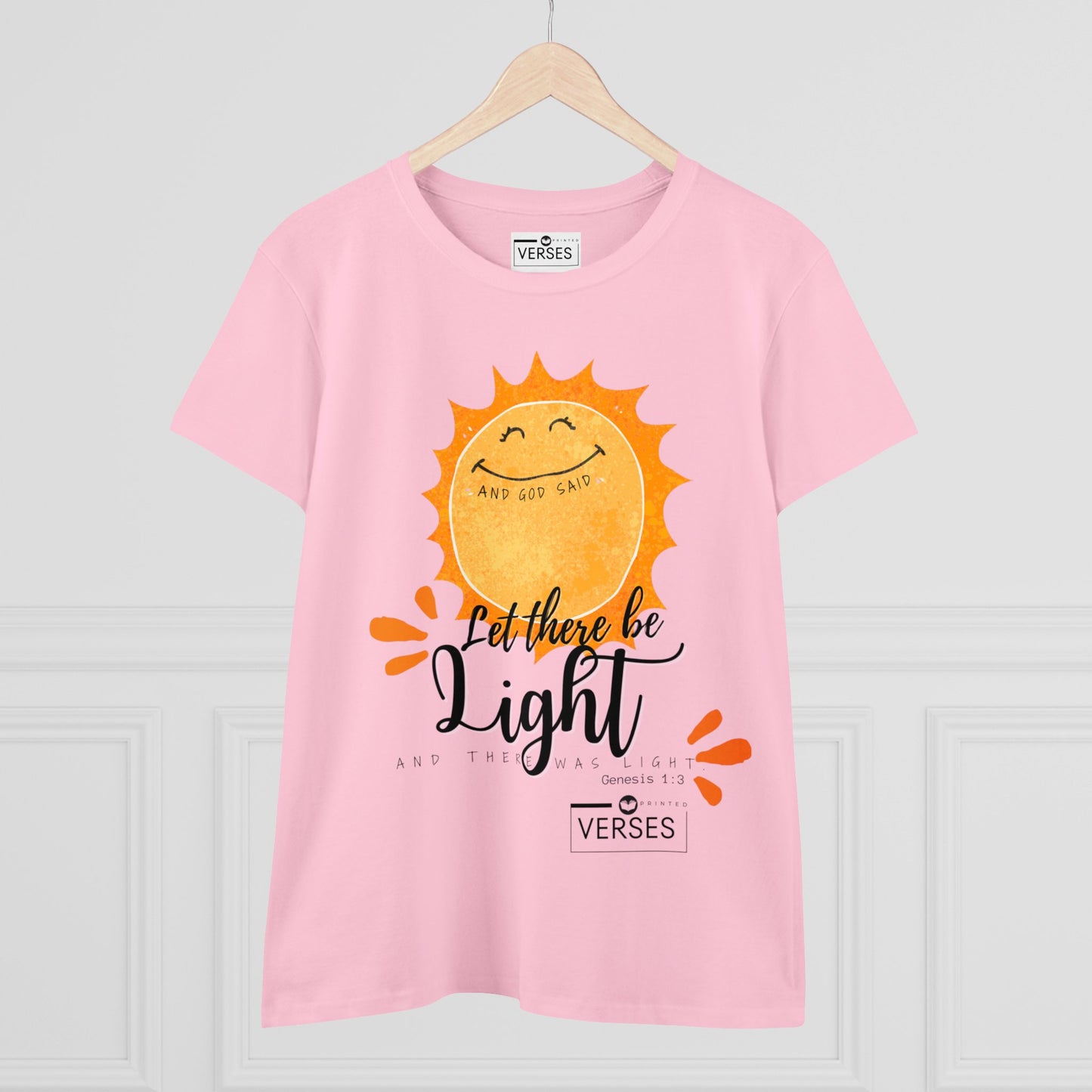 LET THERE BE LIGHT - LADIES COTTON TEE