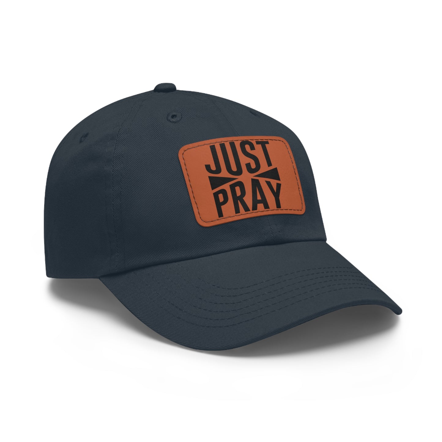 JUST PRAY - LEATHER PATCH CAP