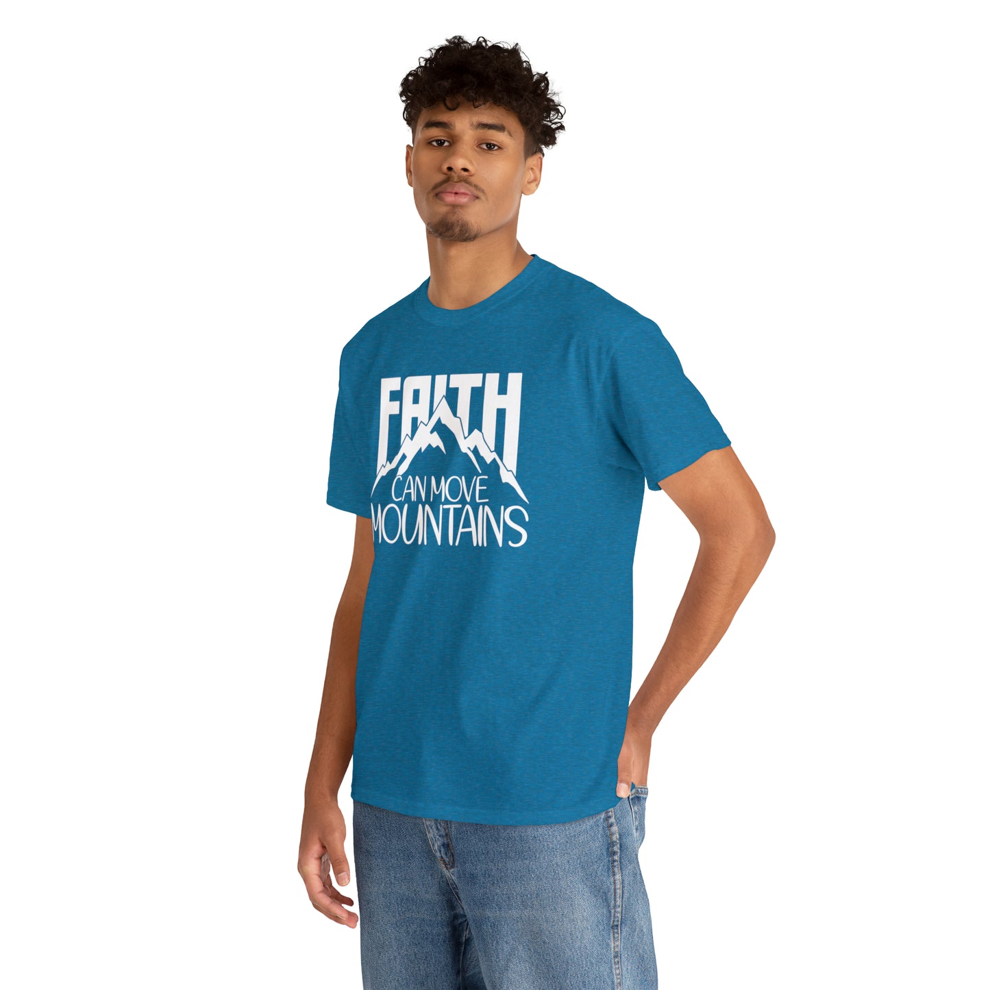 FAITH CAN MOVE MOUNTAINS - DRK TEE