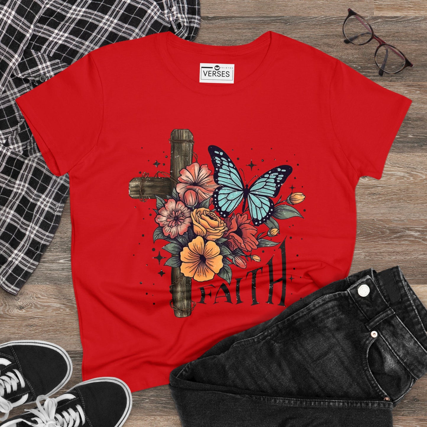 FAITH - LADIES COTTON TEE
