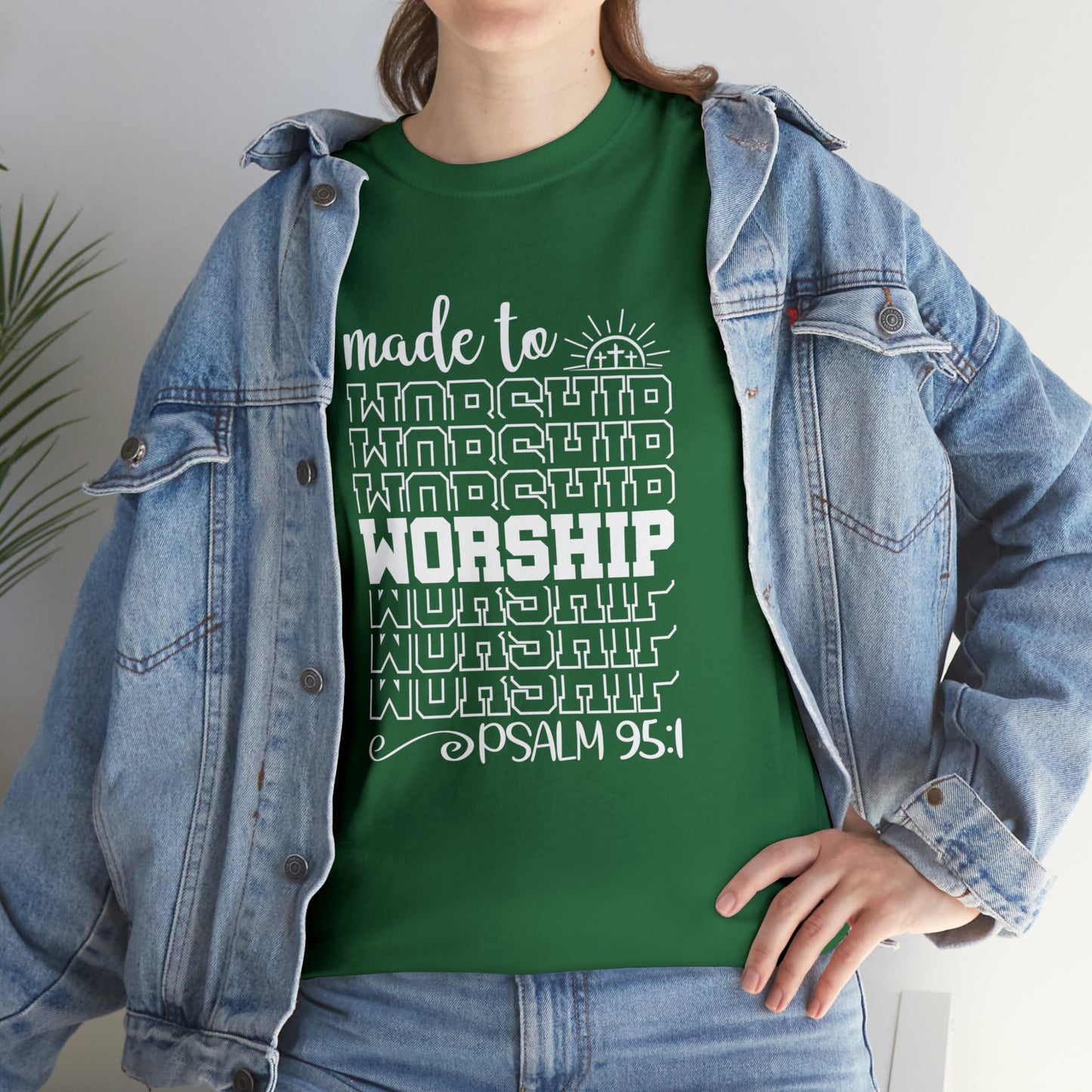 MADE TO WORSHIP - DRK TEE