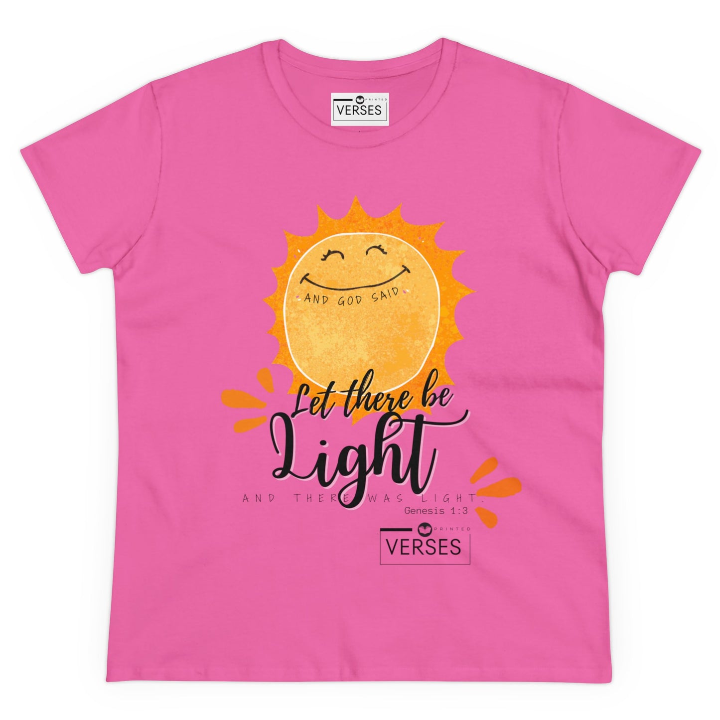 LET THERE BE LIGHT - LADIES COTTON TEE