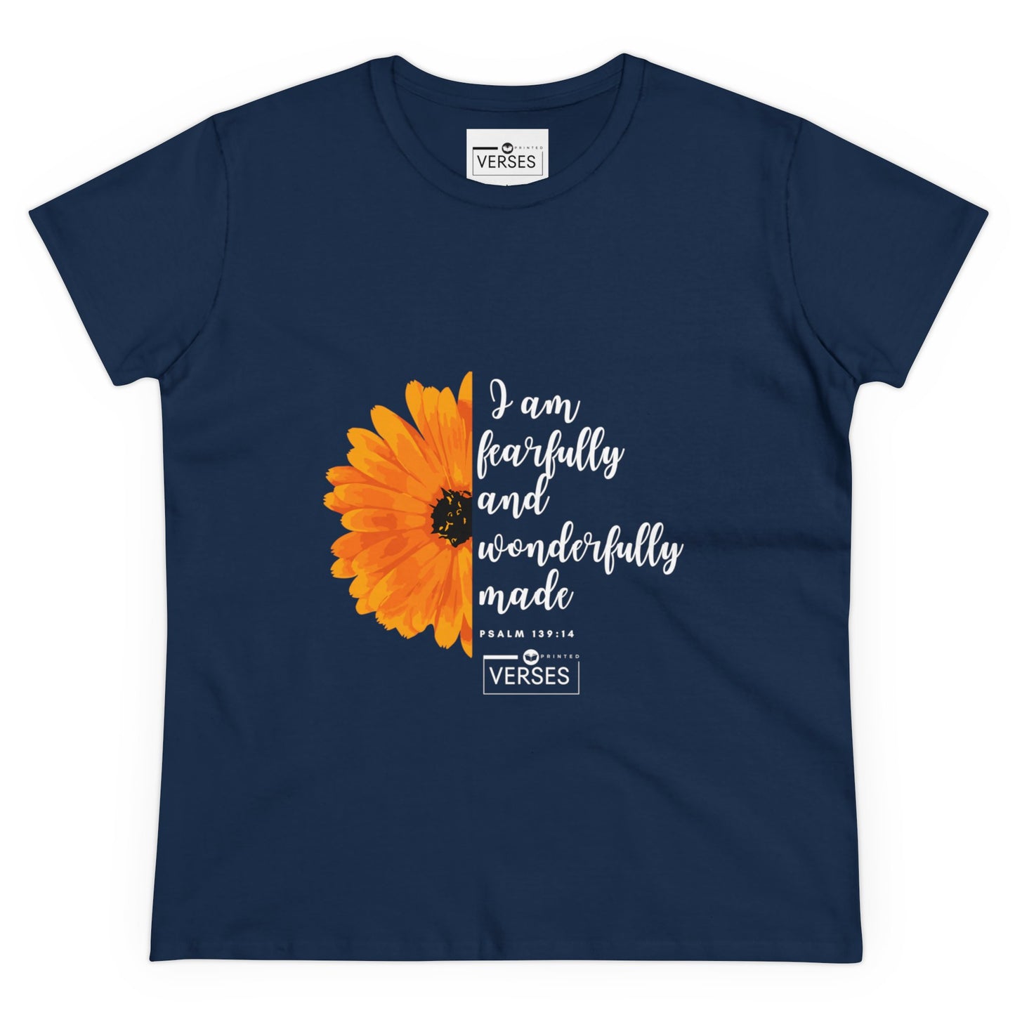 I AM FEARFULLY AND WONDERFULLY MADE - LADIES DRK TEE