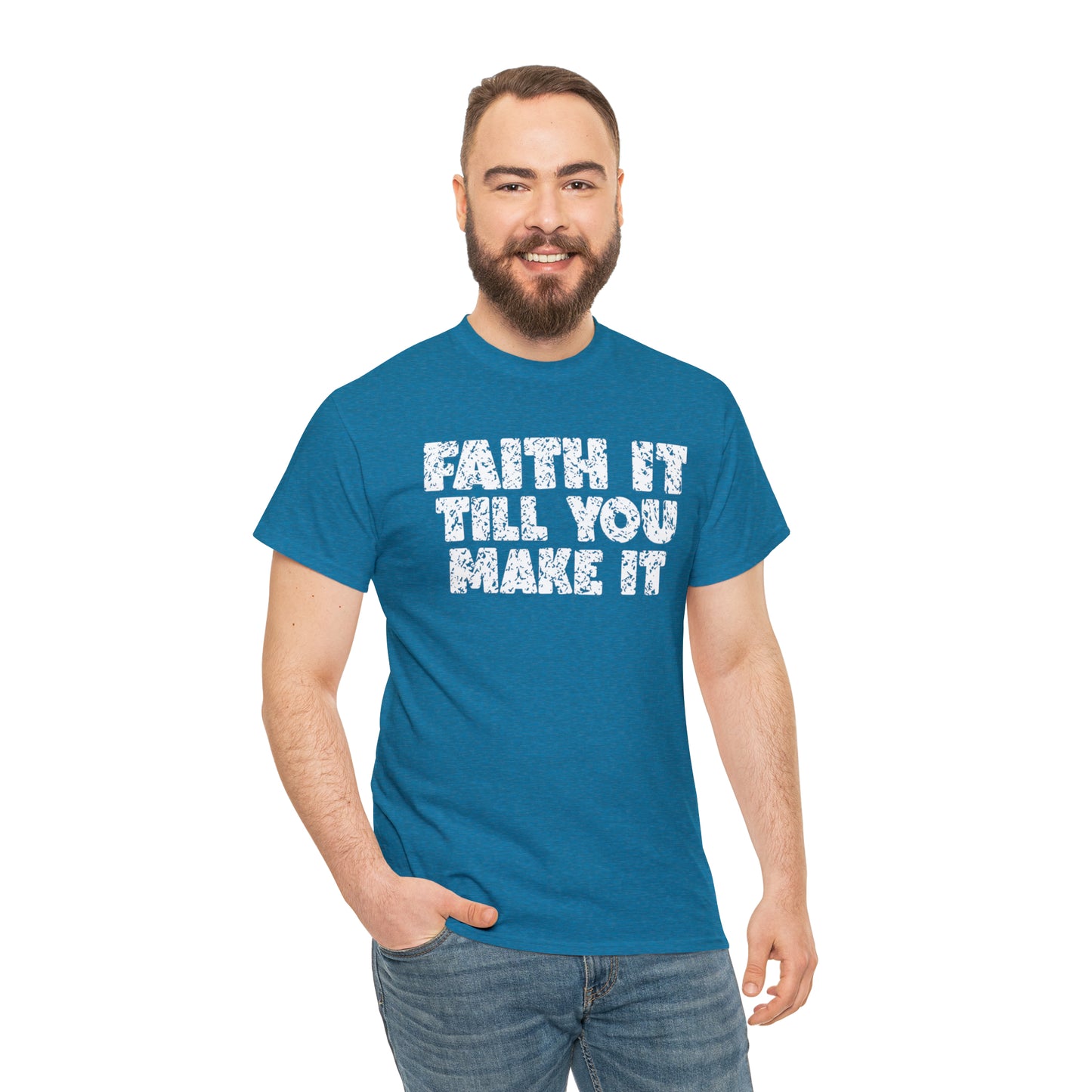FAITH IT TILL YOU MAKE IT - DRK TEE