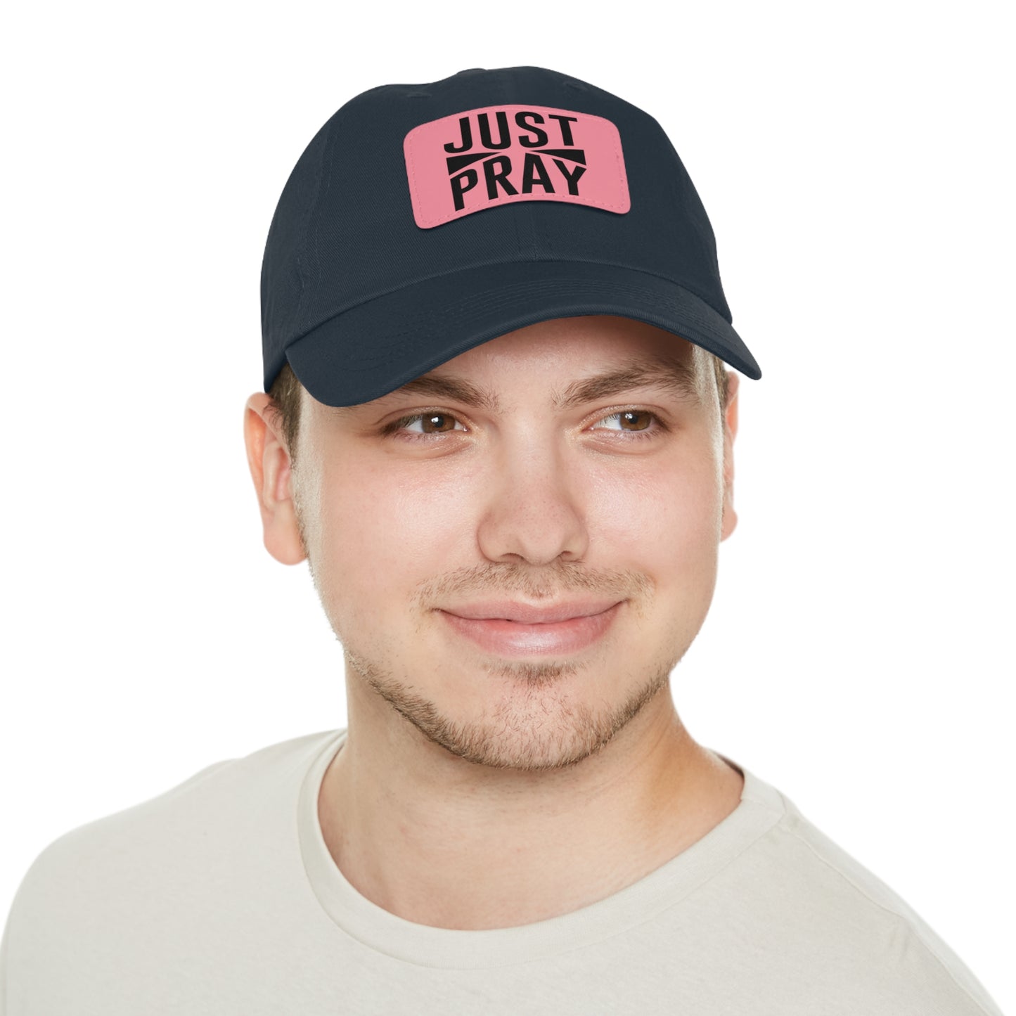 JUST PRAY - LEATHER PATCH CAP