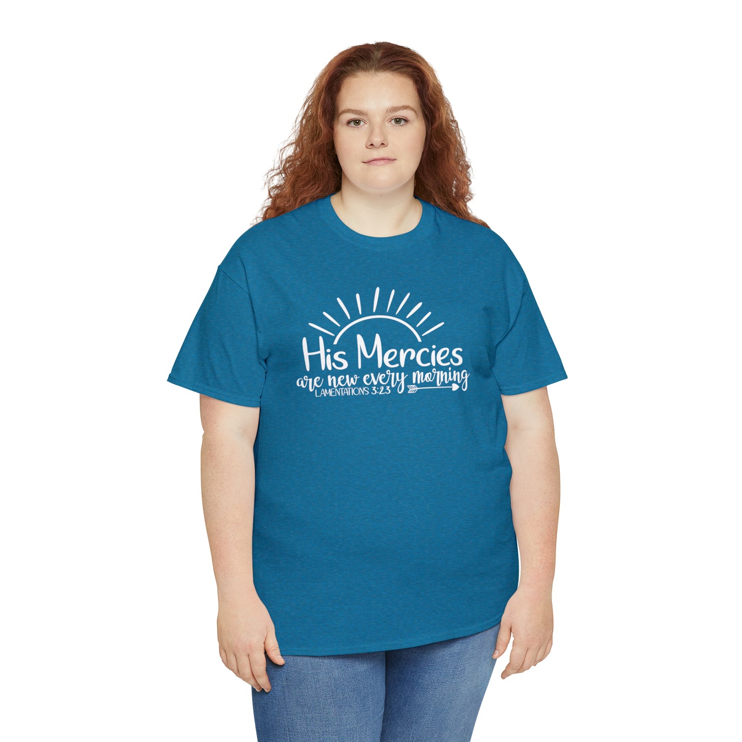 HIS MERCIES ARE NEW EVERY MORNING - DRK TEE