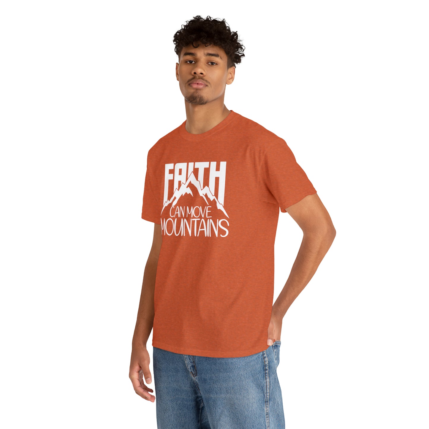 FAITH CAN MOVE MOUNTAINS - DRK TEE