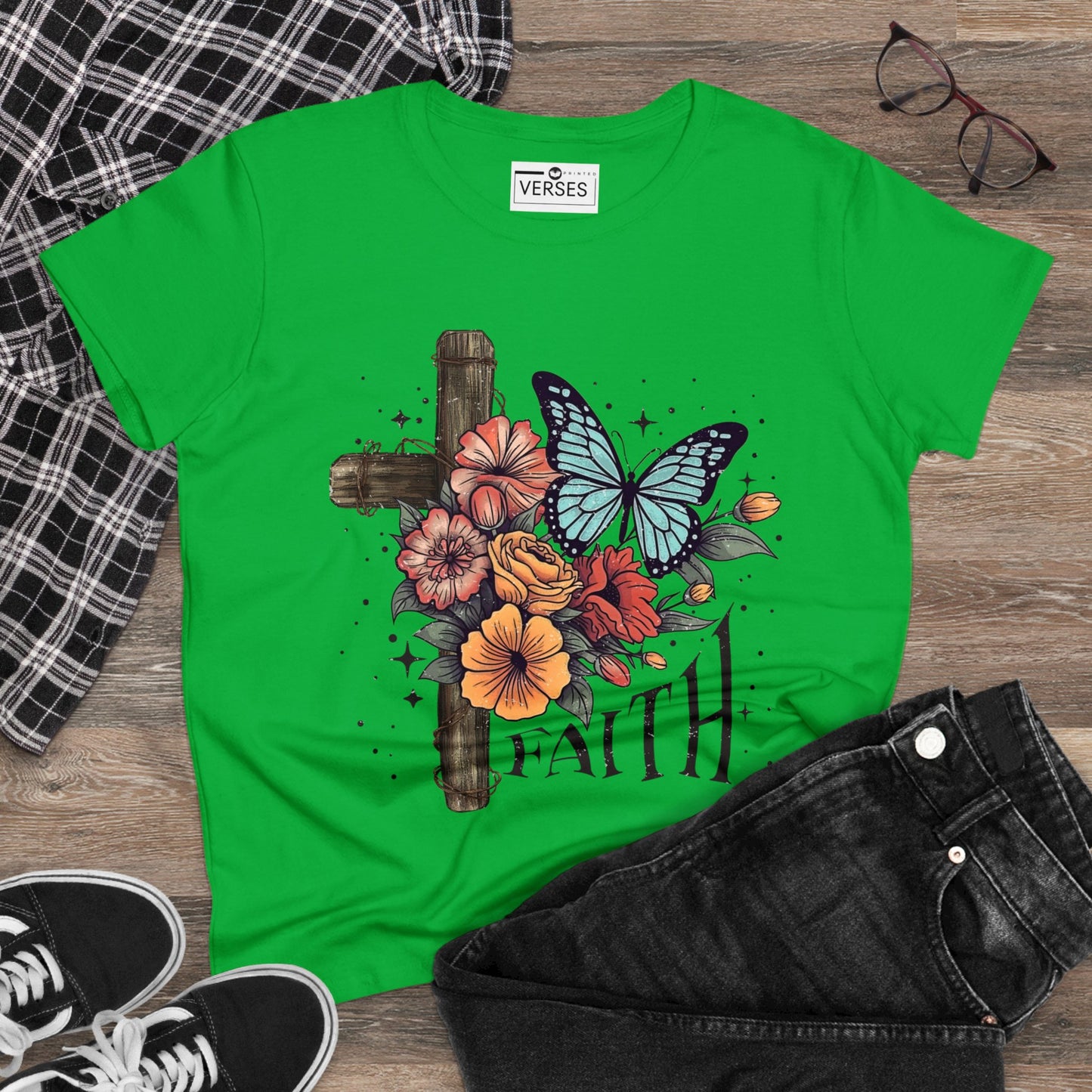 FAITH - LADIES COTTON TEE