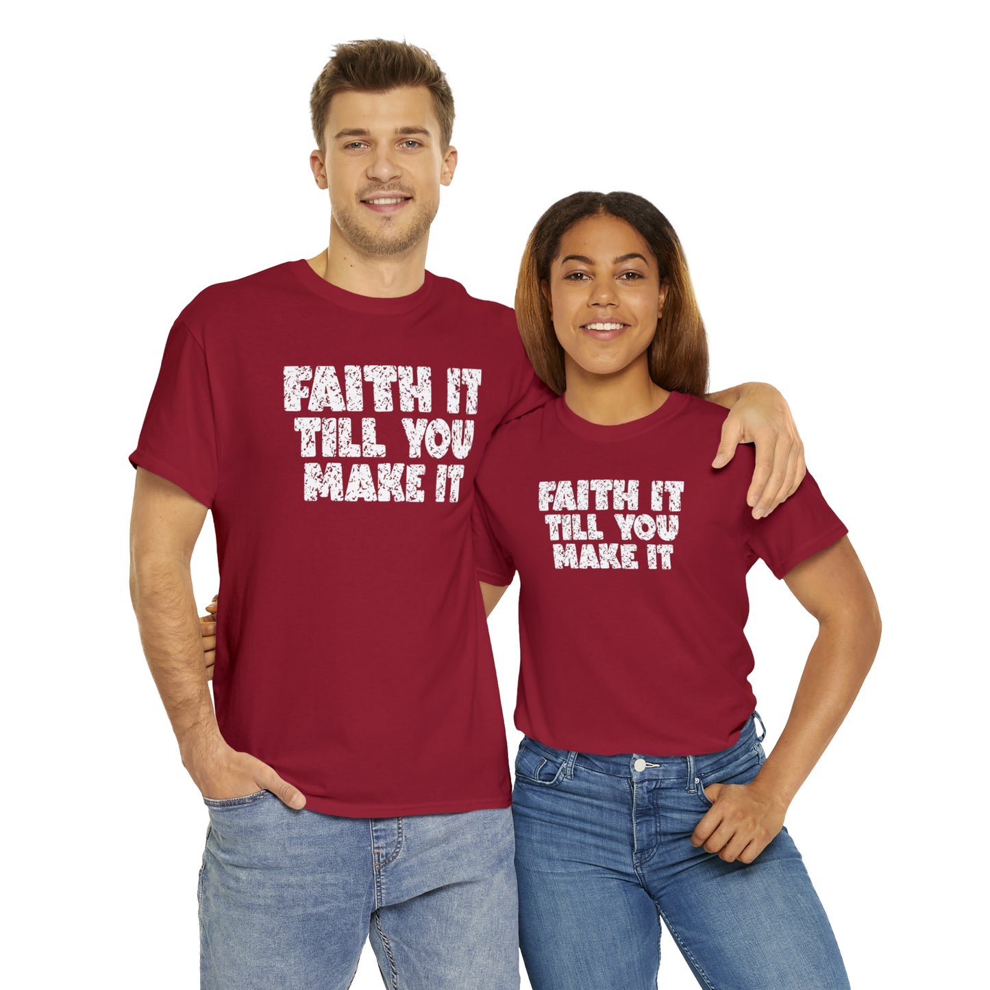 FAITH IT TILL YOU MAKE IT - DRK TEE