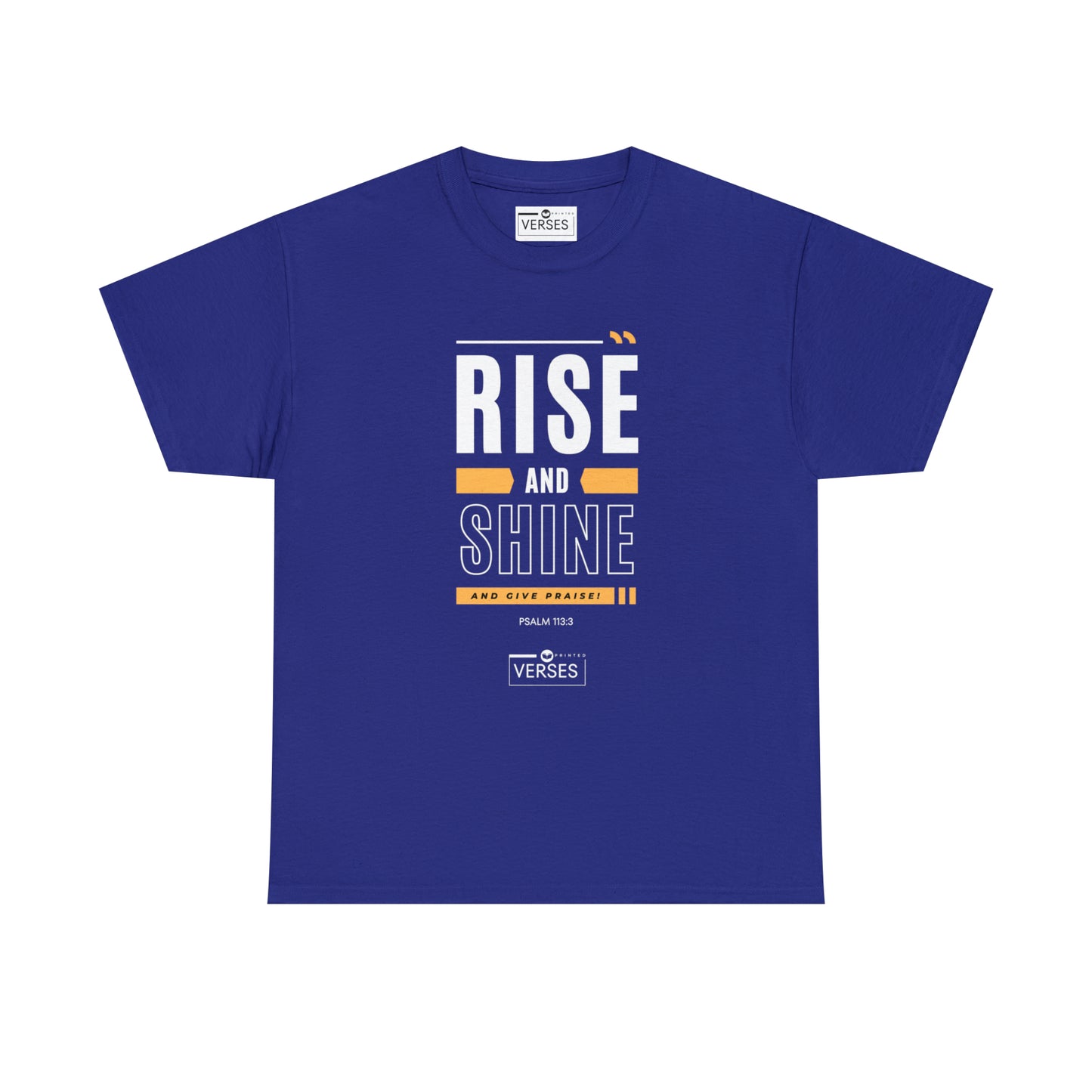 RISE AND SHINE AND GIVE PRAISE - DRK TEE