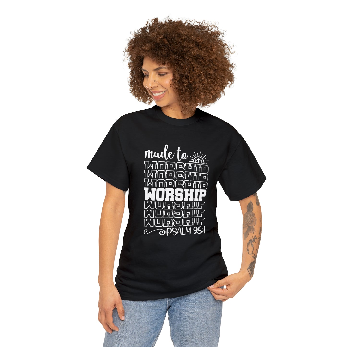 MADE TO WORSHIP - DRK TEE