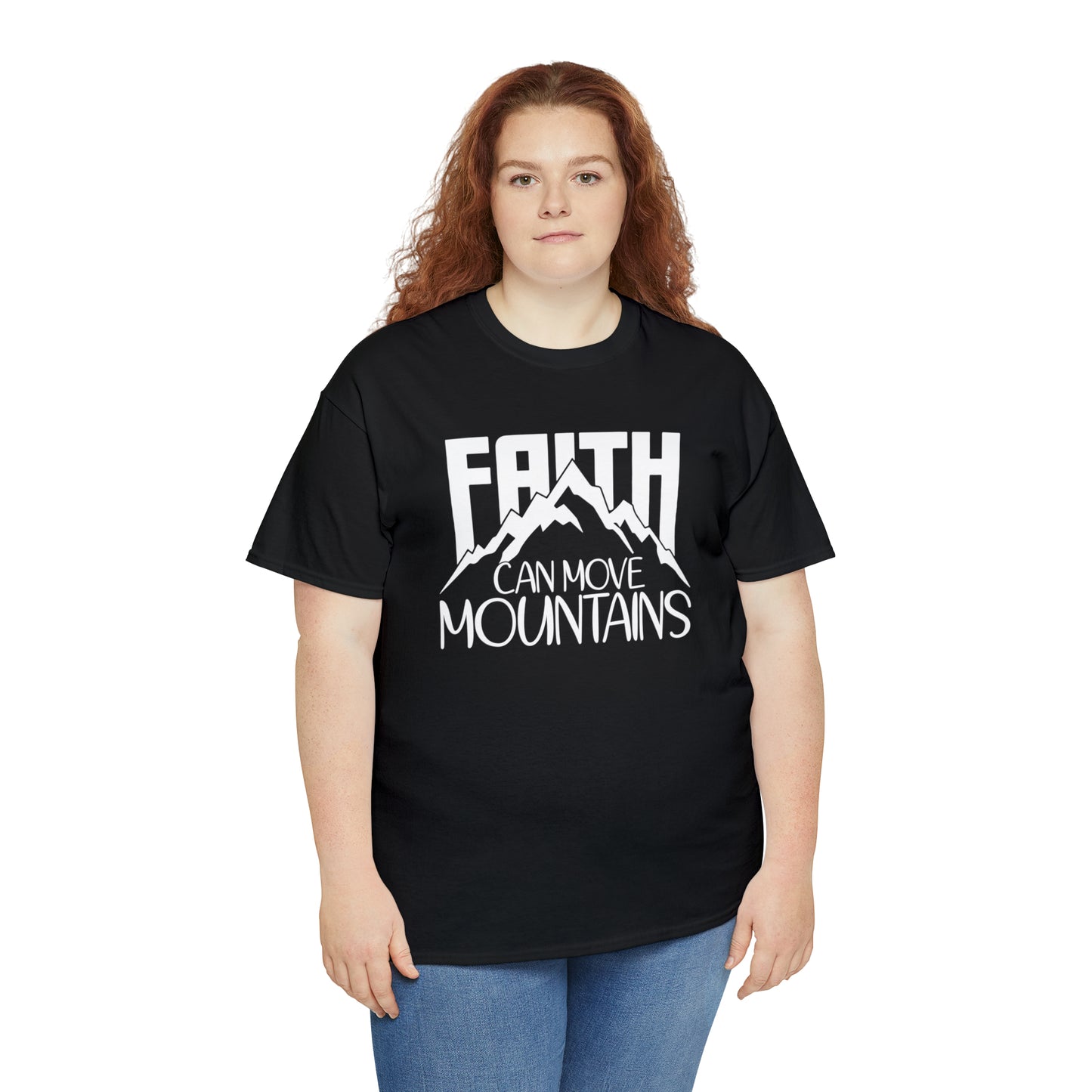 FAITH CAN MOVE MOUNTAINS - DRK TEE