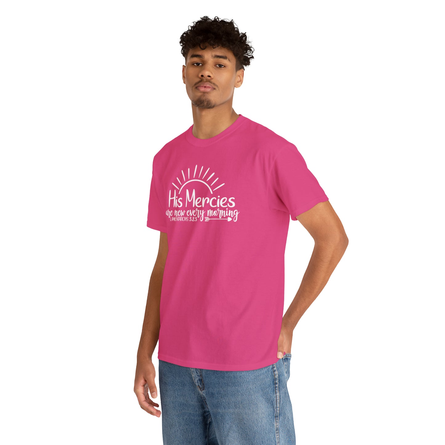 HIS MERCIES ARE NEW EVERY MORNING - DRK TEE