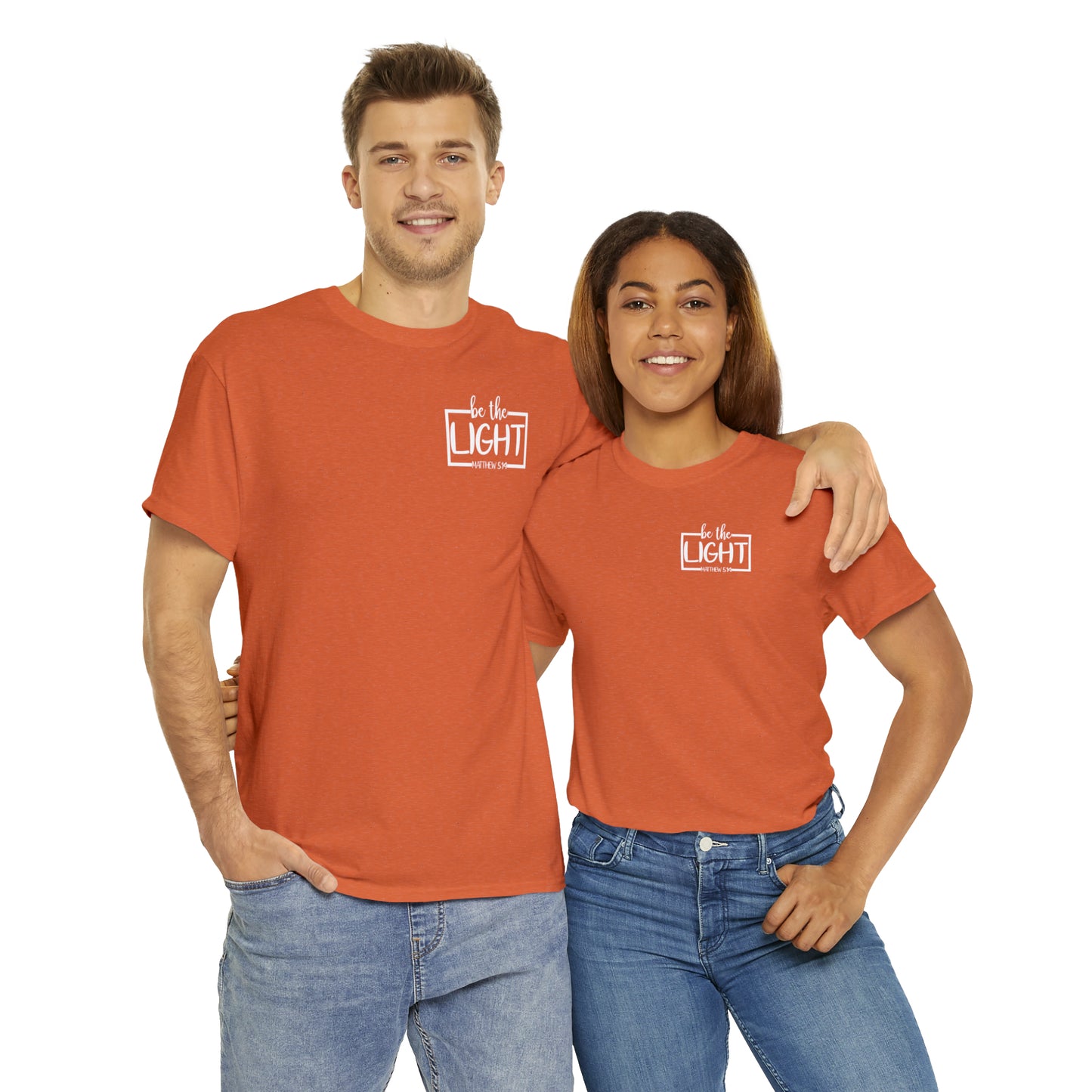 BE THE LIGHT BADGE - DRK TEE