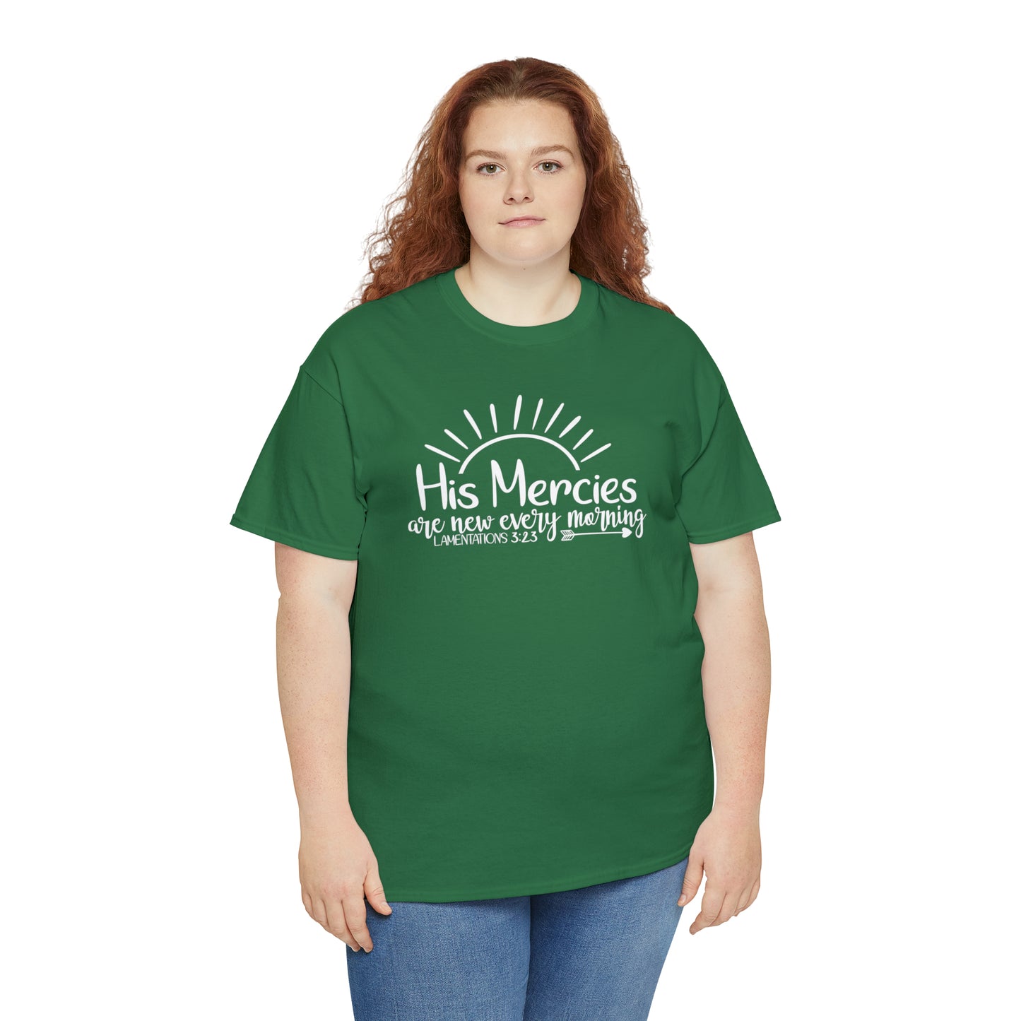 HIS MERCIES ARE NEW EVERY MORNING - DRK TEE
