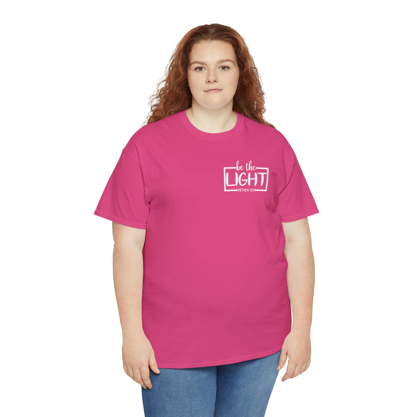 BE THE LIGHT BADGE - DRK TEE