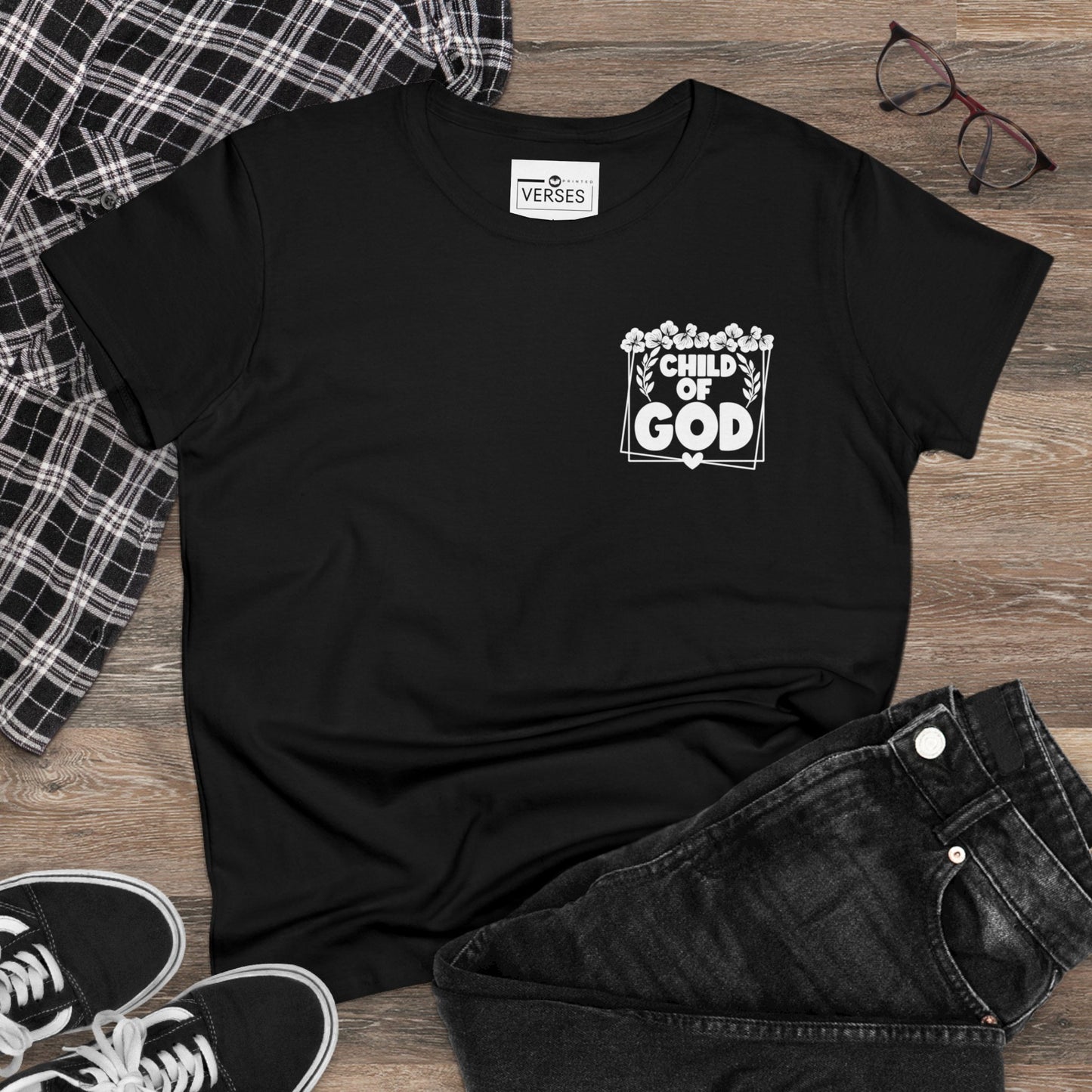 CHILD OF GOD - LADIES DRK TEE