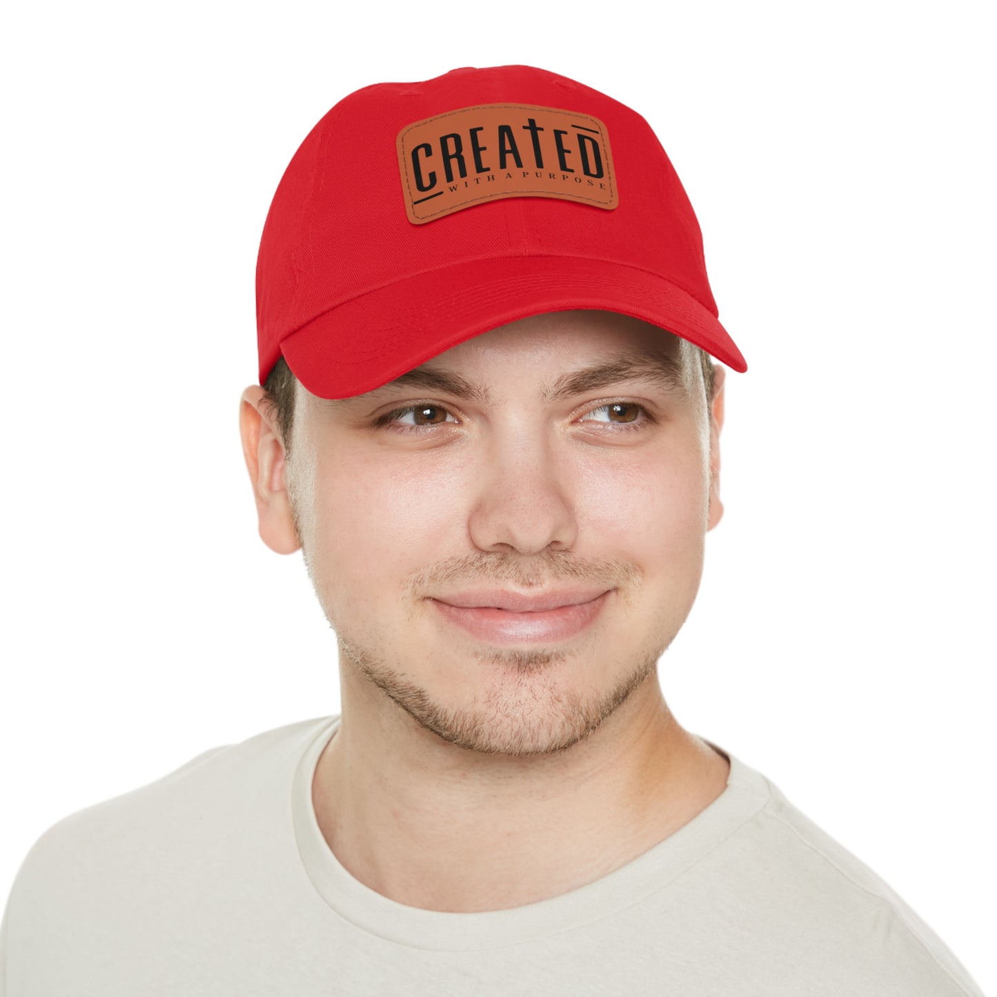 CREATED WITH PURPOSE - LEATHER PATCH CAP