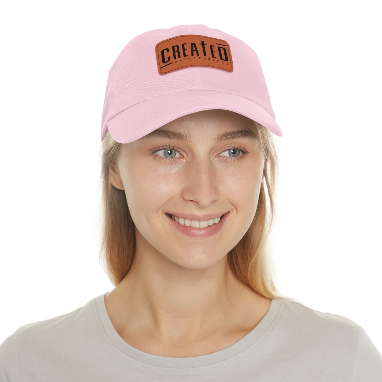 CREATED WITH PURPOSE - LEATHER PATCH CAP