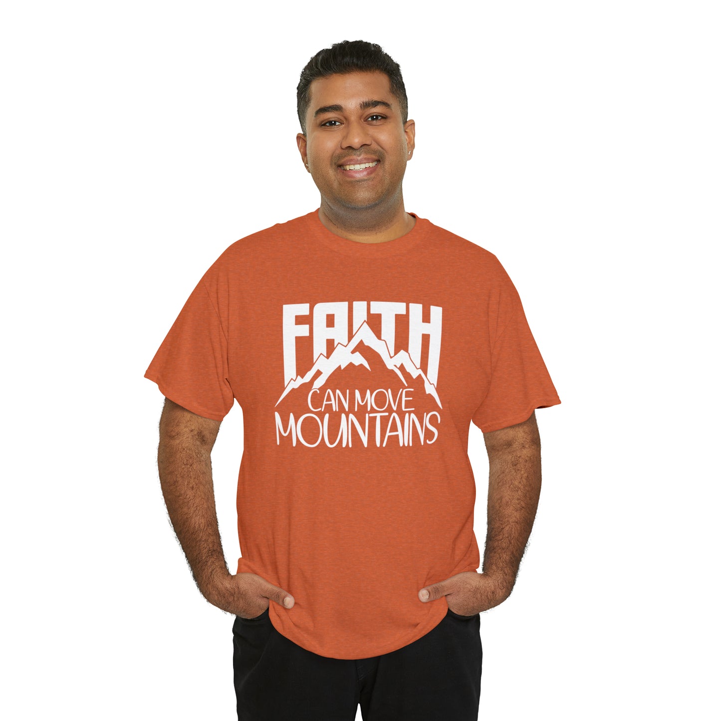 FAITH CAN MOVE MOUNTAINS - DRK TEE
